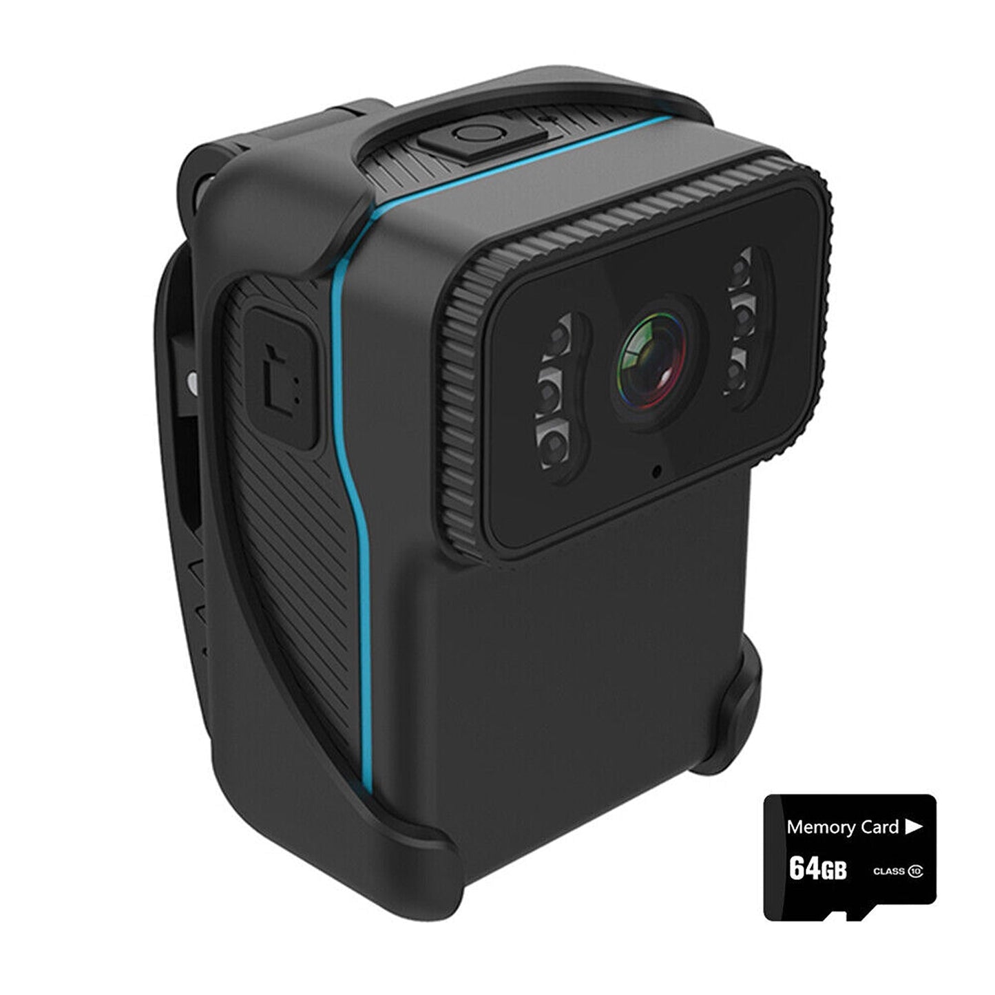 1080P Night Vision Body Camera Portable Police Cam with WiFi DVR