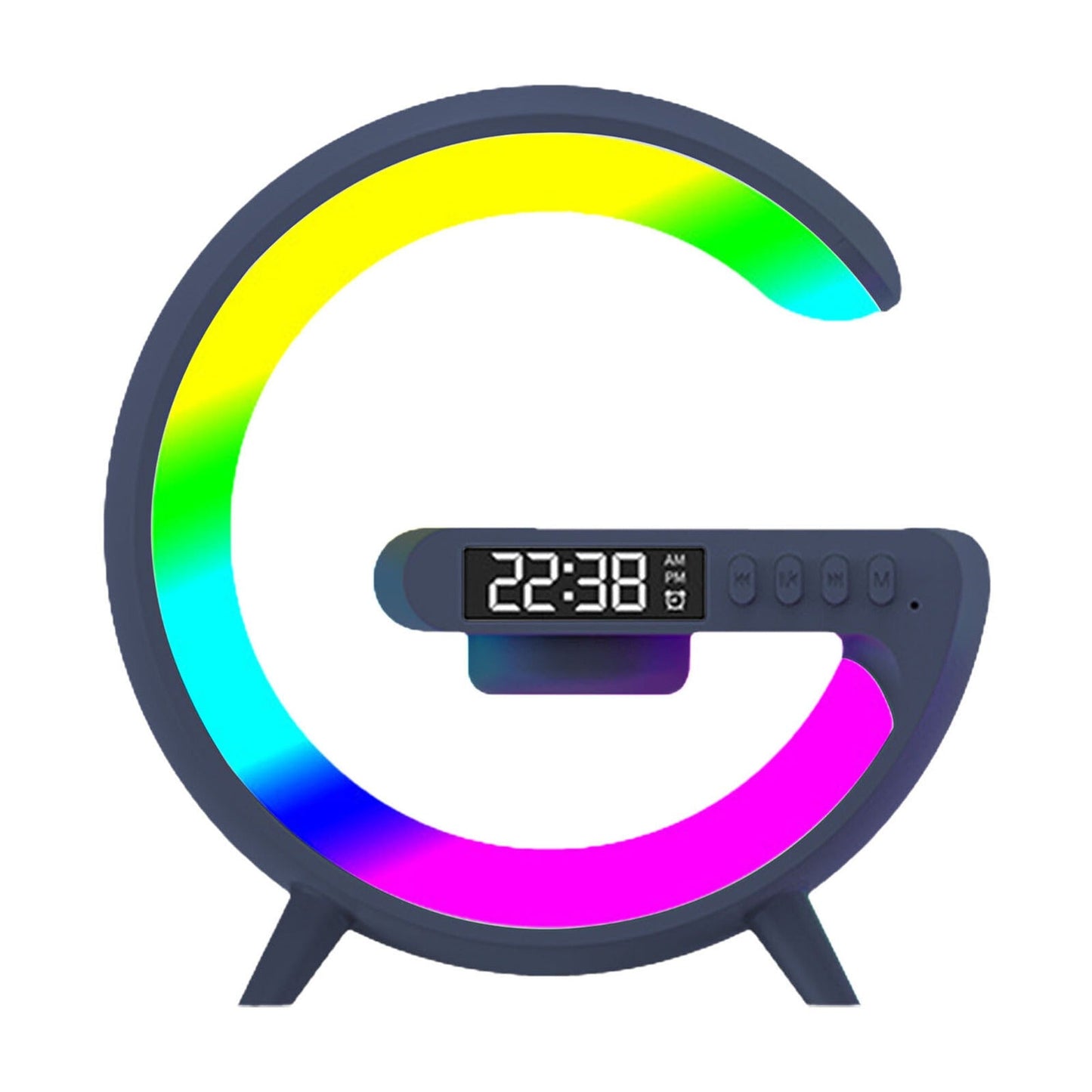 RGB LED Night Light with Bluetooth Speaker Smart Wireless Charger
