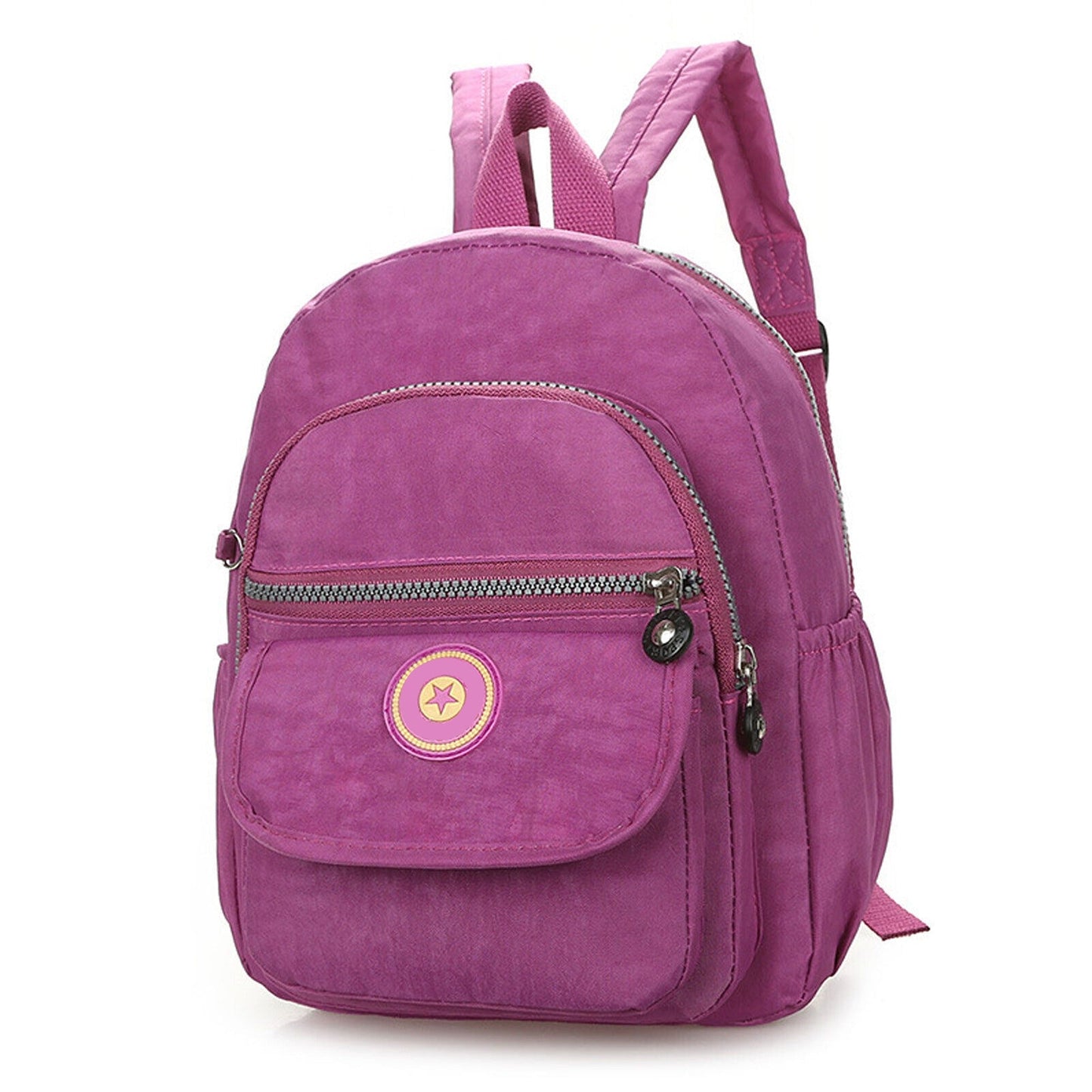 Casual Waterproof Nylon Rucksack Small Travel Backpack Women Shoulder Handbag