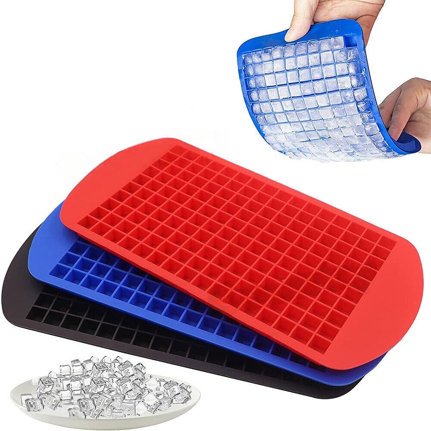 2pcs Mini DIY Silicone Ice Cube Tray Small Maker Mold