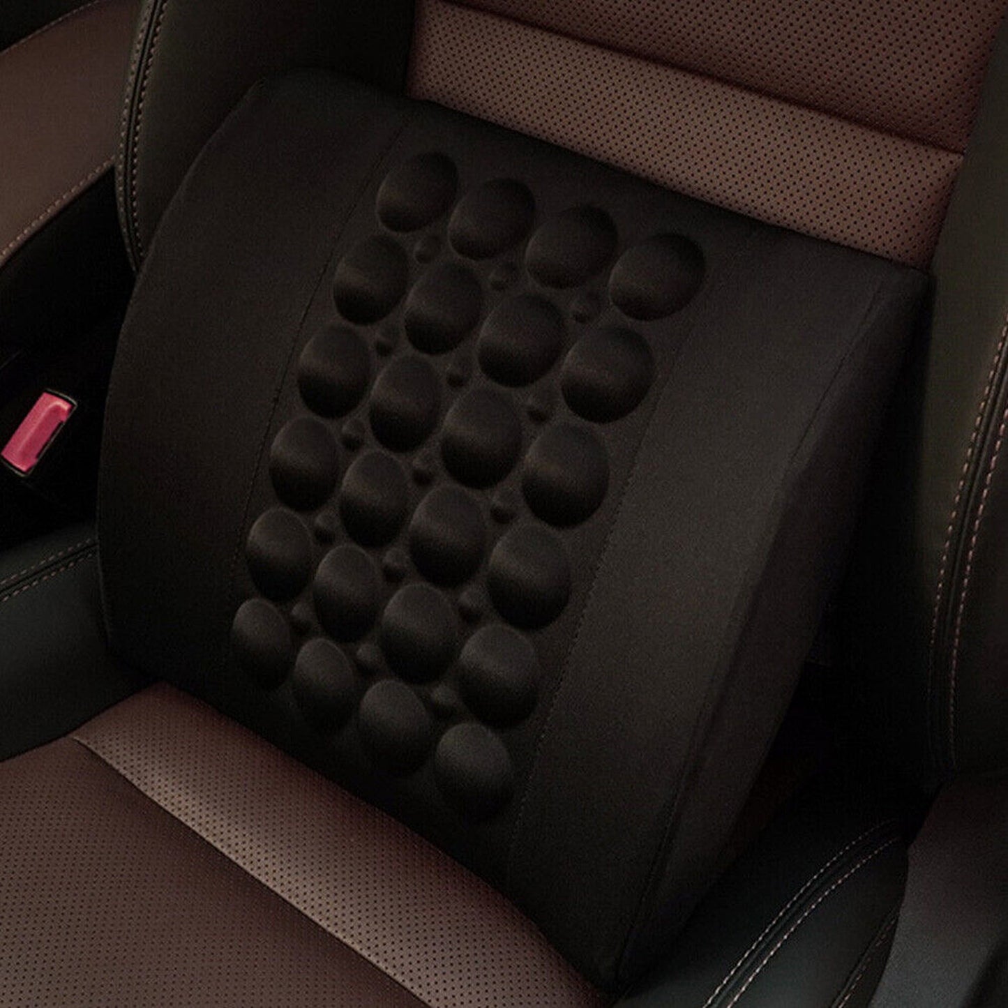 Lumbar Back Support Car Seat Massage Cushion Back Pillow