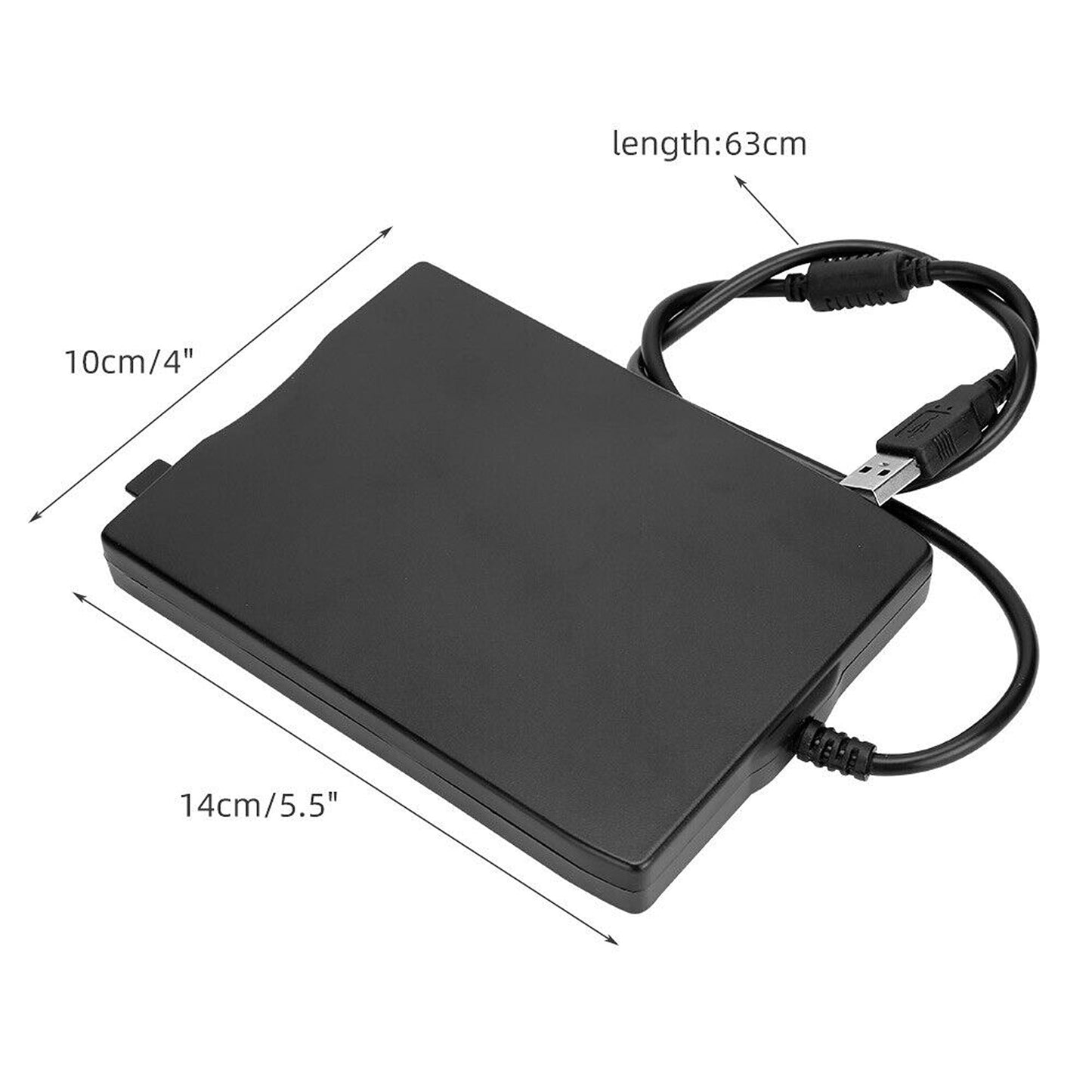 External USB Floppy Disk Drive for Laptops 3.5in 1.44MB