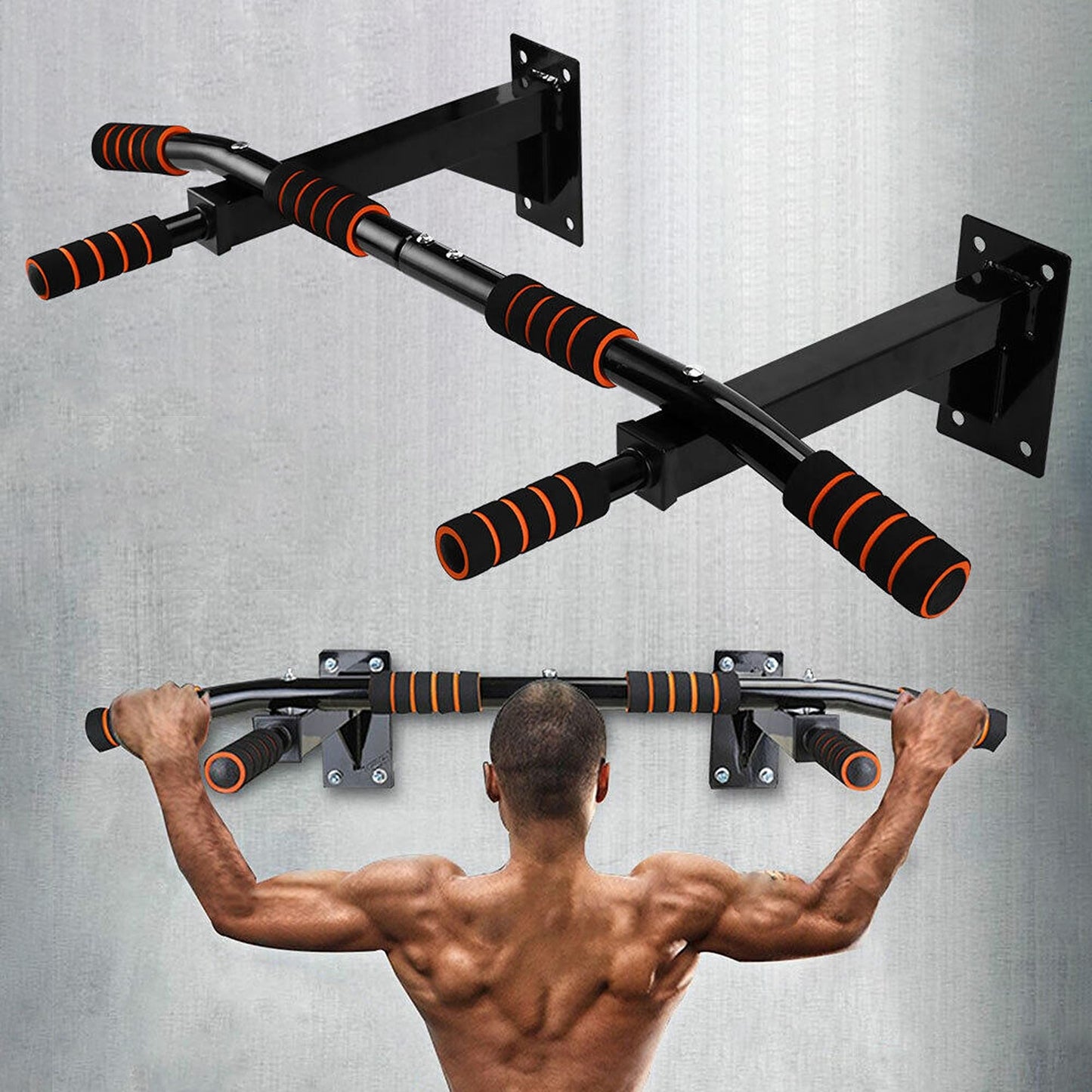 Outdoor Fitness Wall Mounted Pull Up Bar Gymnastics Chin Equipment