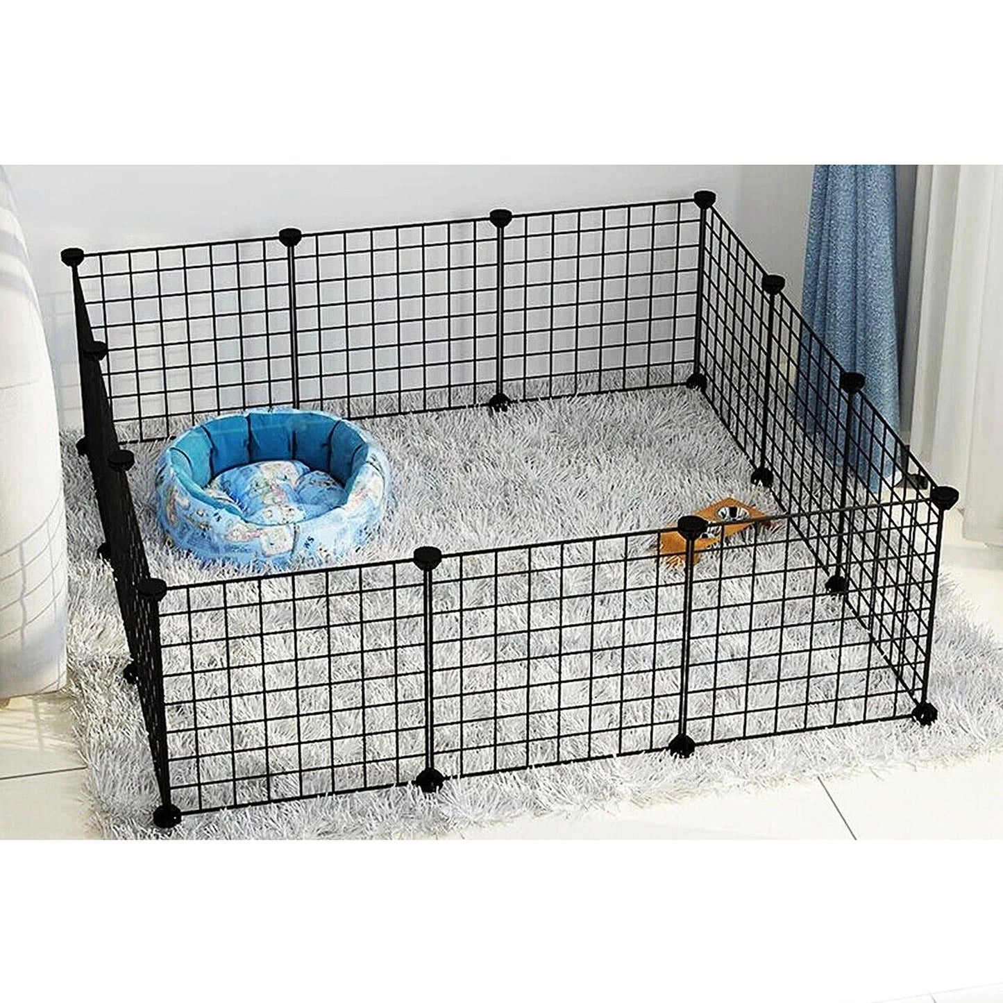 Metal DIY Pet Dog Playpen Foldable Cage Fence Enclosure