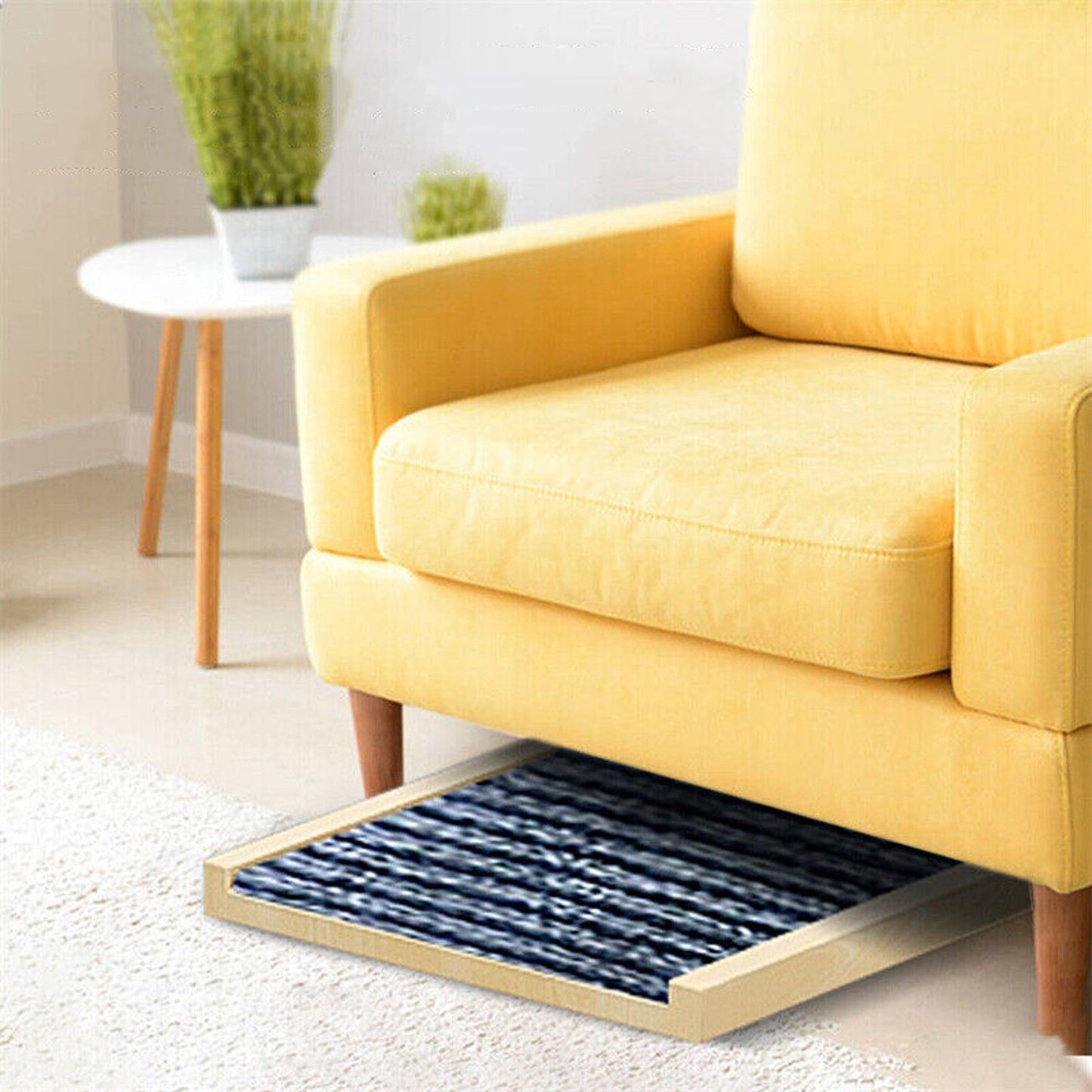 Adjustable Wooden Foldable Pet Ramp for Dogs Access to Bed Sofa Car