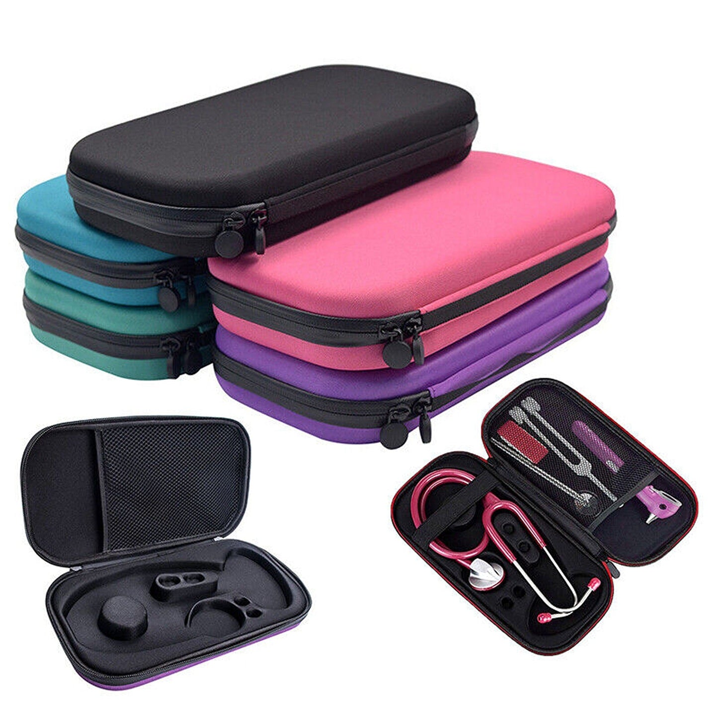 Medical Stethoscope Carry Case Hard Travel Organizer