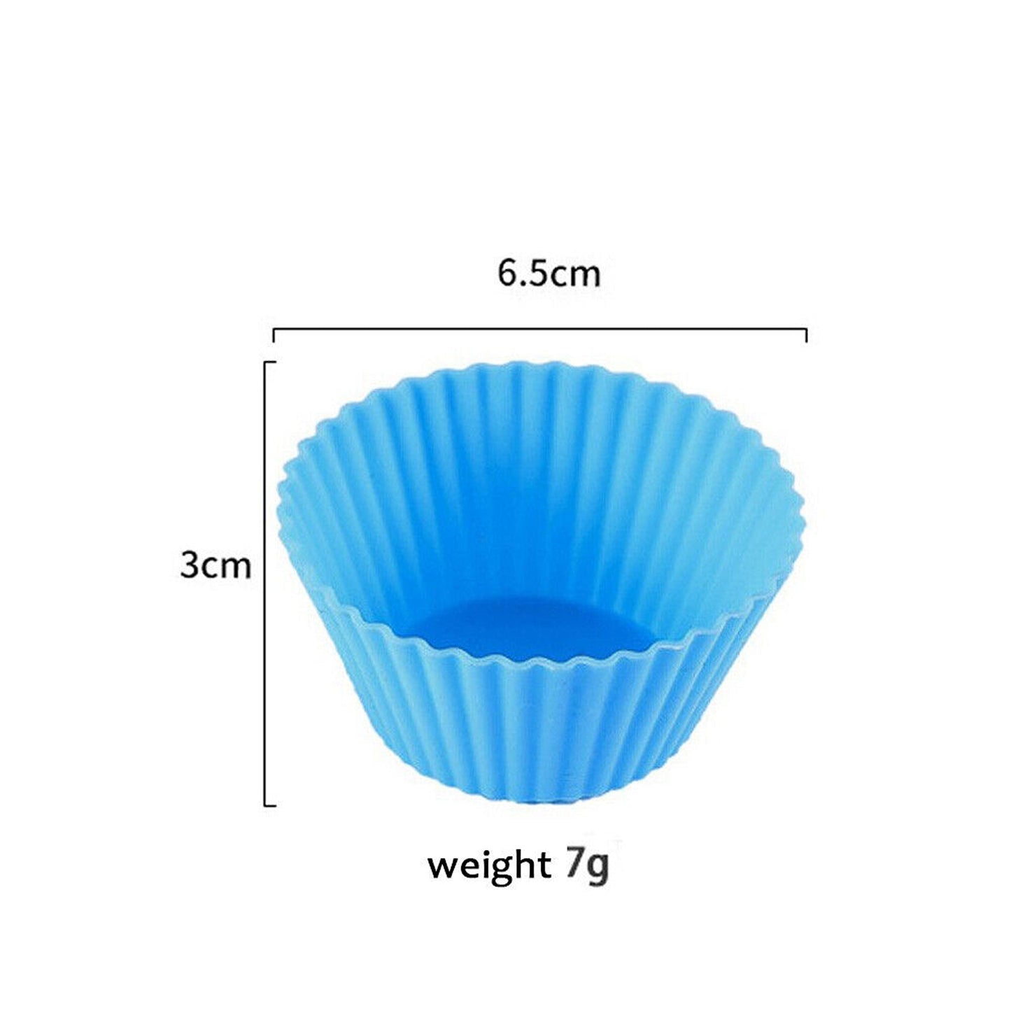 Silicone Round Cupcake Baking Mould for DIY Muffin