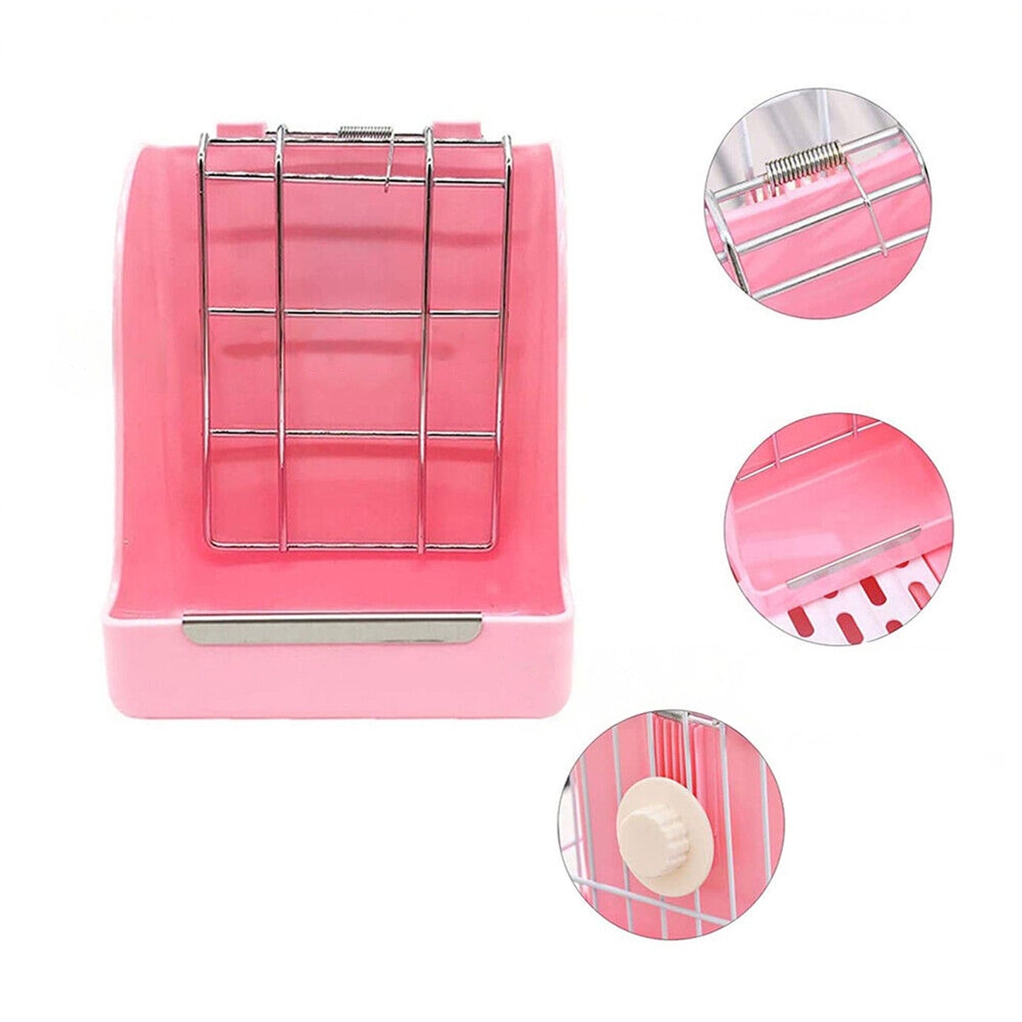 Corner Hay Feeder for Rabbits Small Animals Less Waste Rack