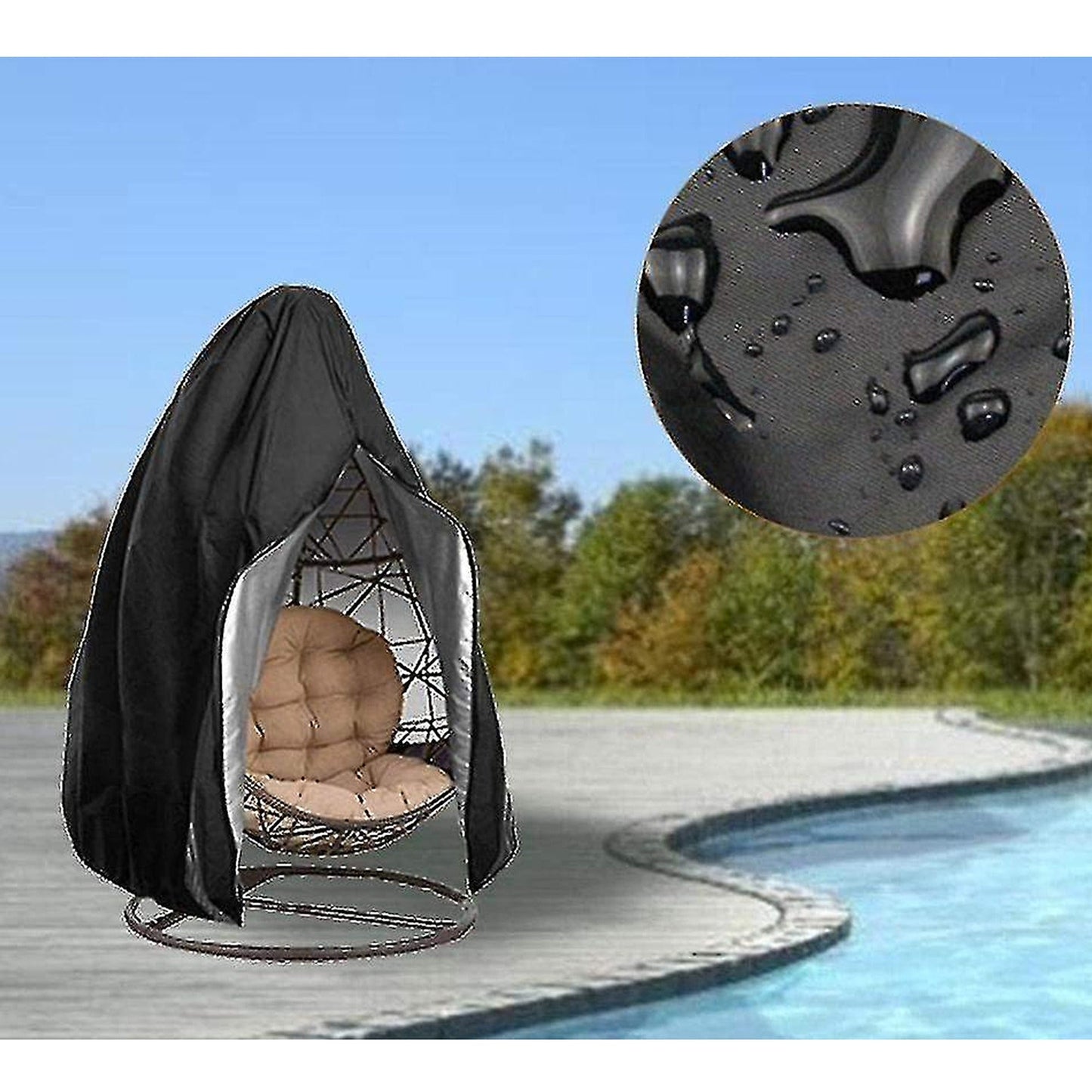 Waterproof Swing Egg Chair Cover for Outdoor Garden Furniture