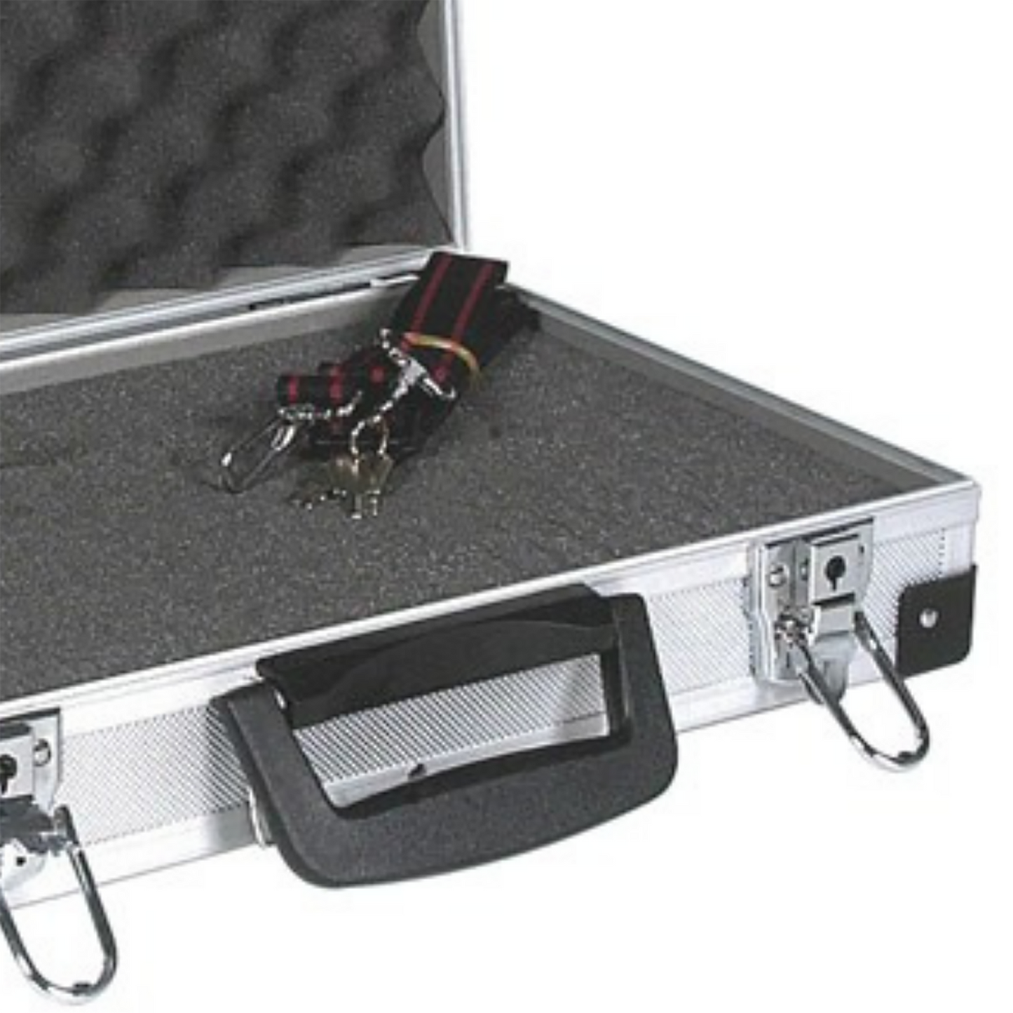 Compact Aluminium Camera Case with Foam Insert Small Video Equipment Storage
