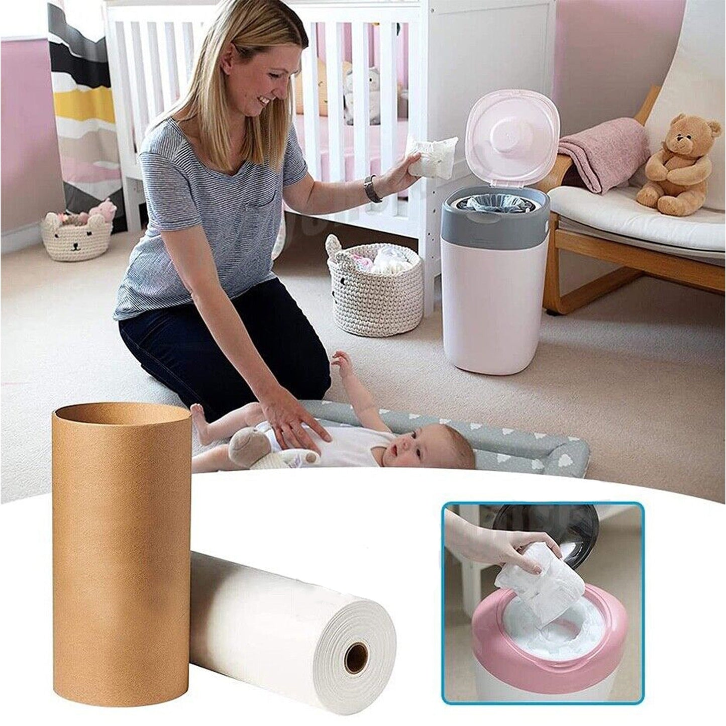 Compatible Refill Kit for Tommee Tippee Sangenic Nappy Bin