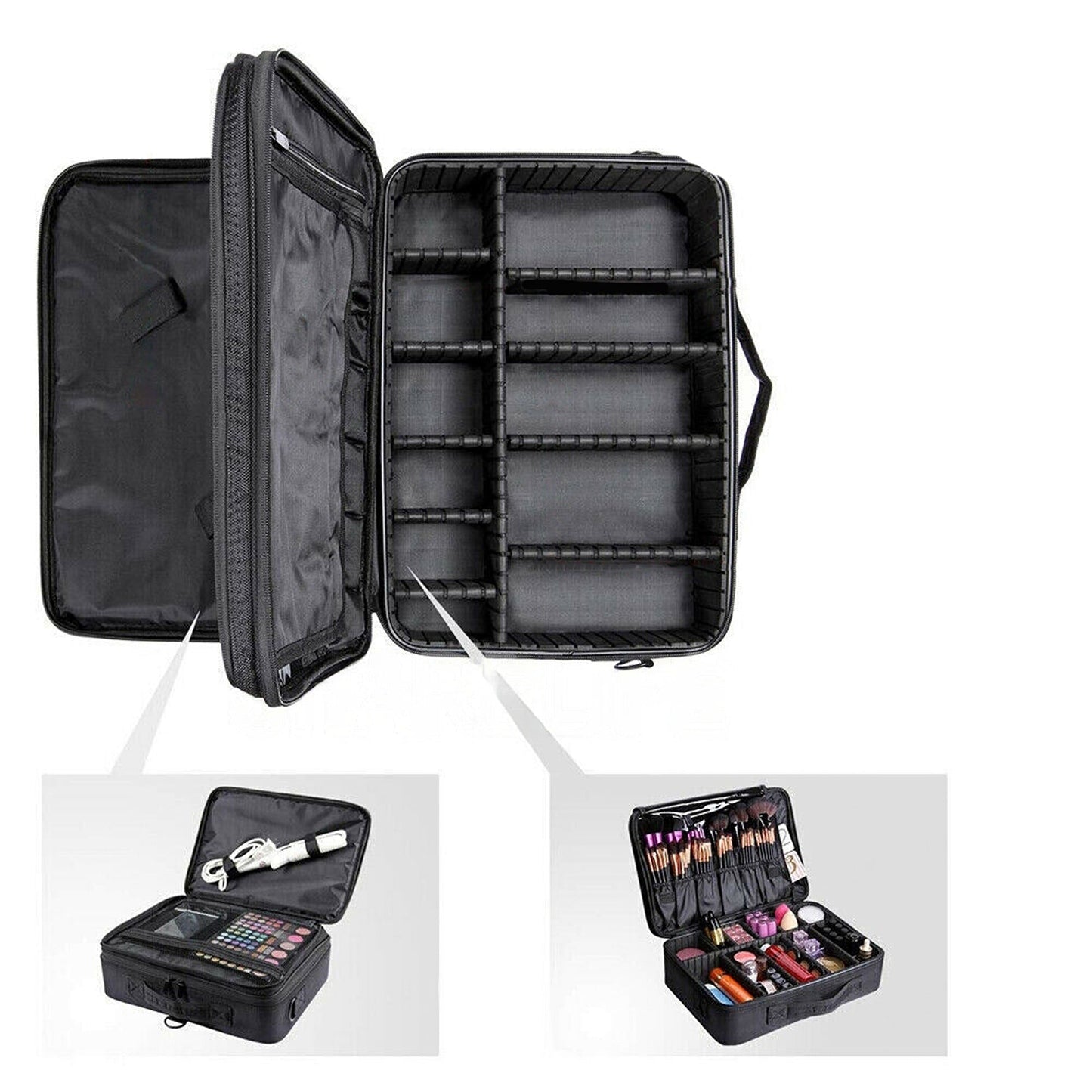 Travel Toiletry Organizer Portable Cosmetic Case Storage Pouch