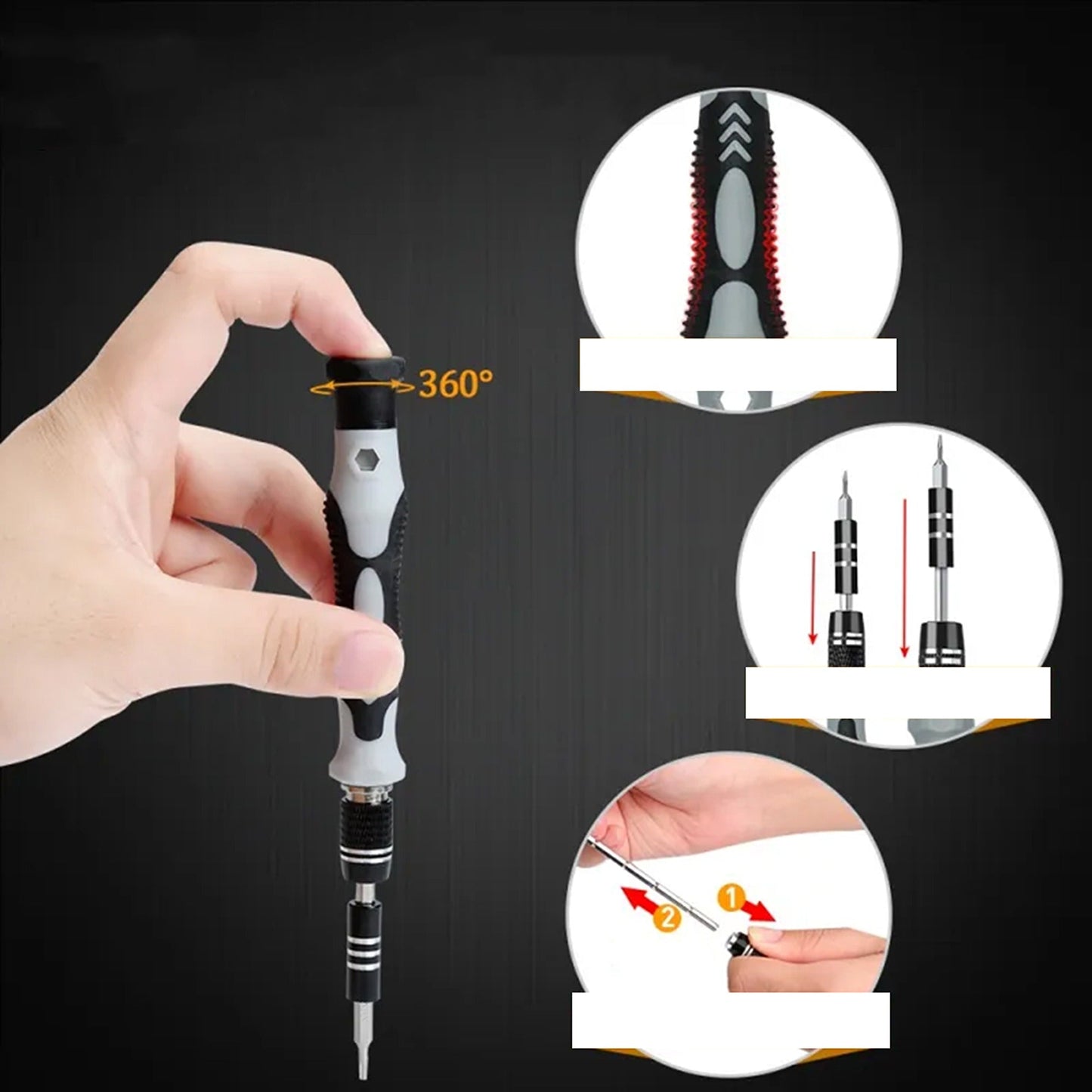 PC Phone Watch Repair Tool Kit DIY 117 In 1 Precision Screwdriver Set