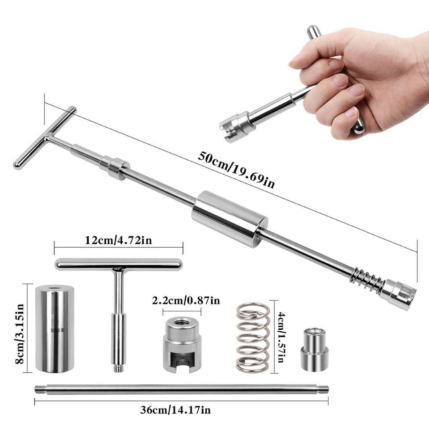 Paintless Dent Removal Tool T-Bar Slide Hammer
