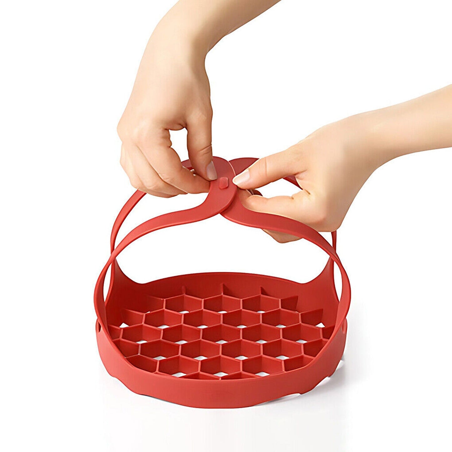 Egg Steamer Holder Rack Silicone Boiling Anti-scalding Tray Handle