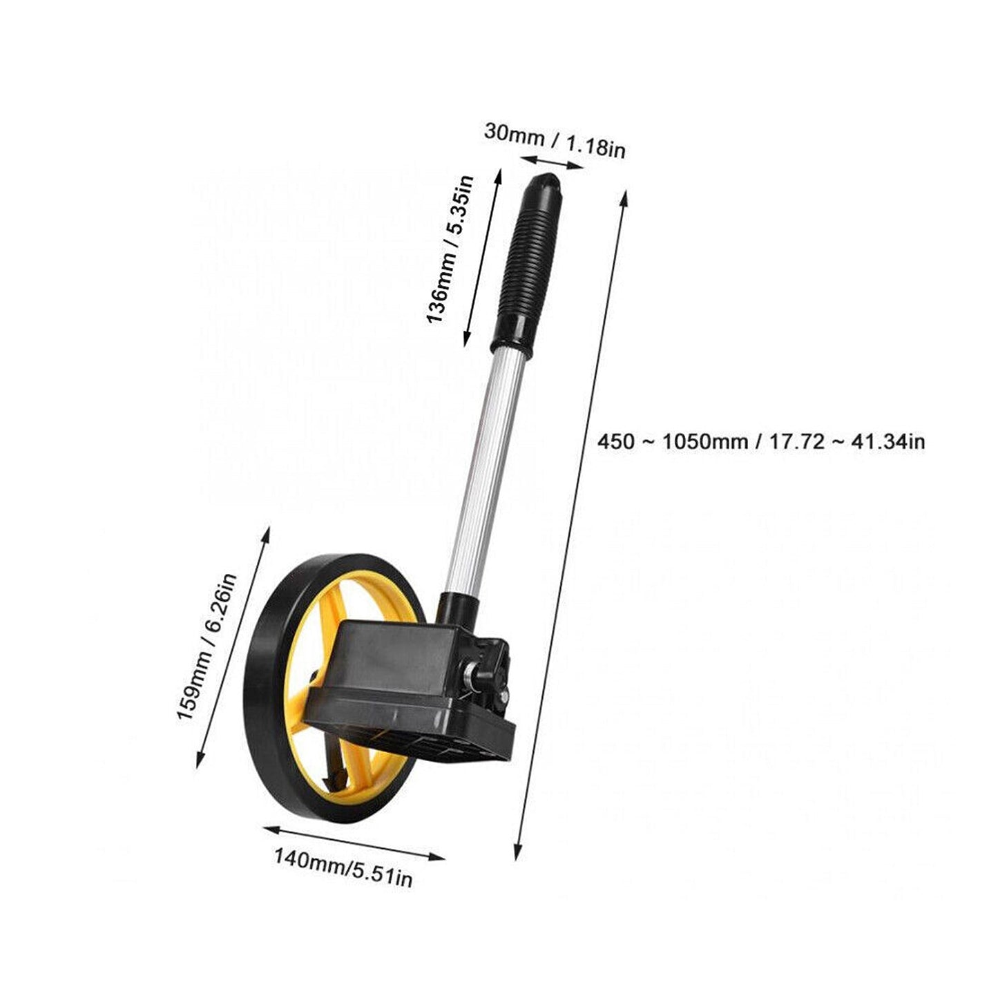 Distance Measuring Wheel for Land Surveying - 10KM