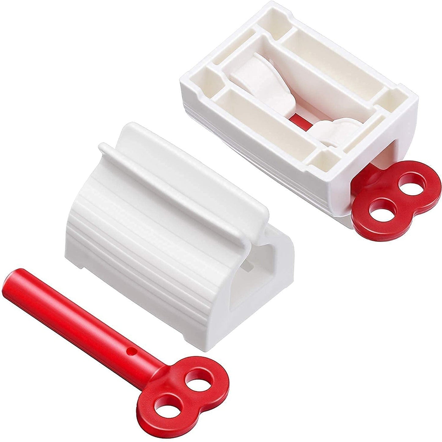 3pcs Easy Use Toothpaste Tube Squeezer Rolling Bathroom Dispenser