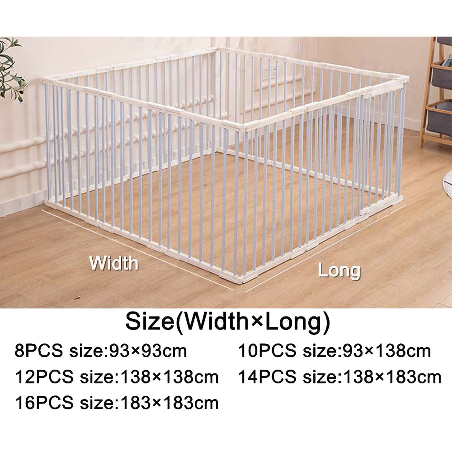 Portable DIY Dog Puppy Playpen Accessories Exercise Cage