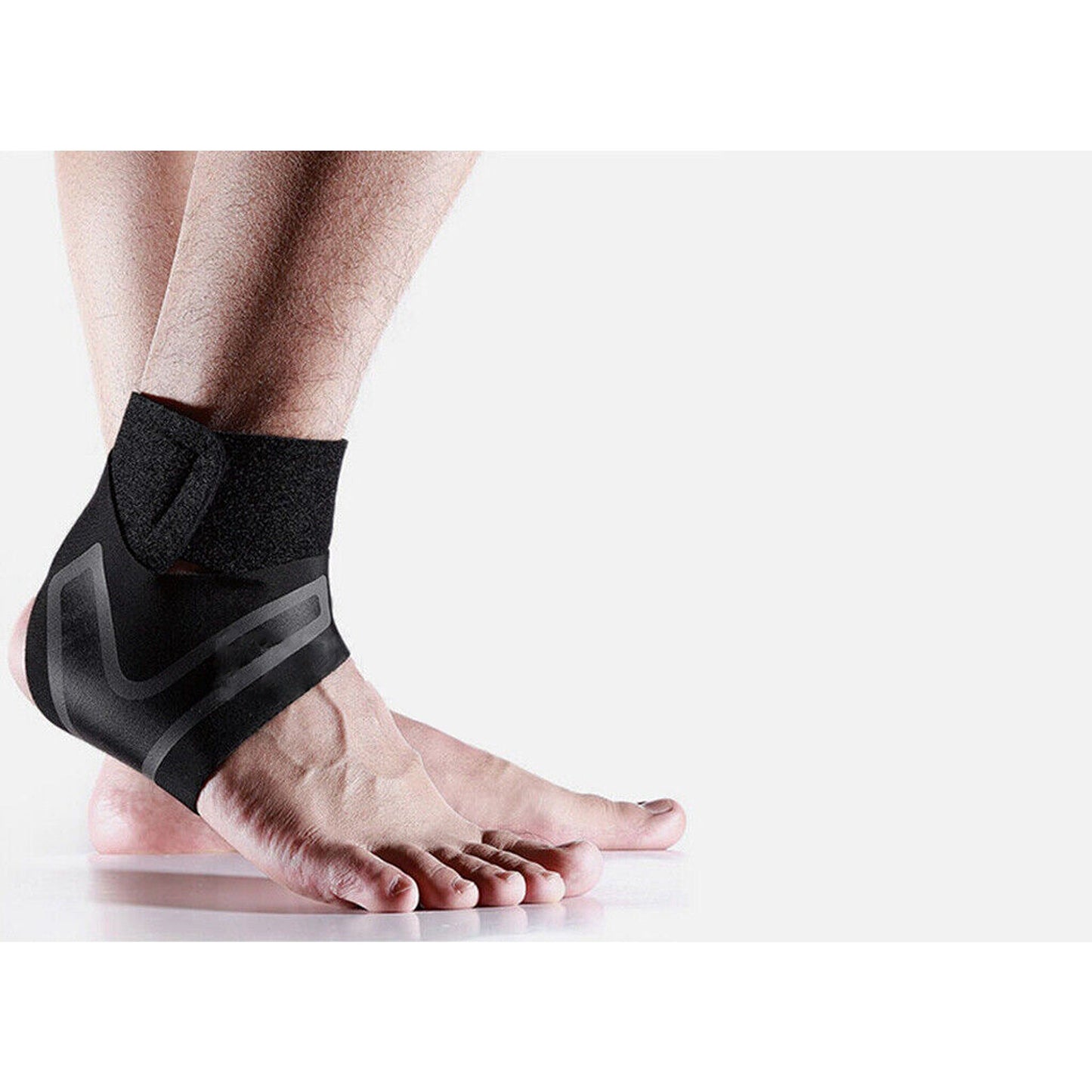 Right Ankle Support Brace Adjustable Sports Elastic Protector Wrap