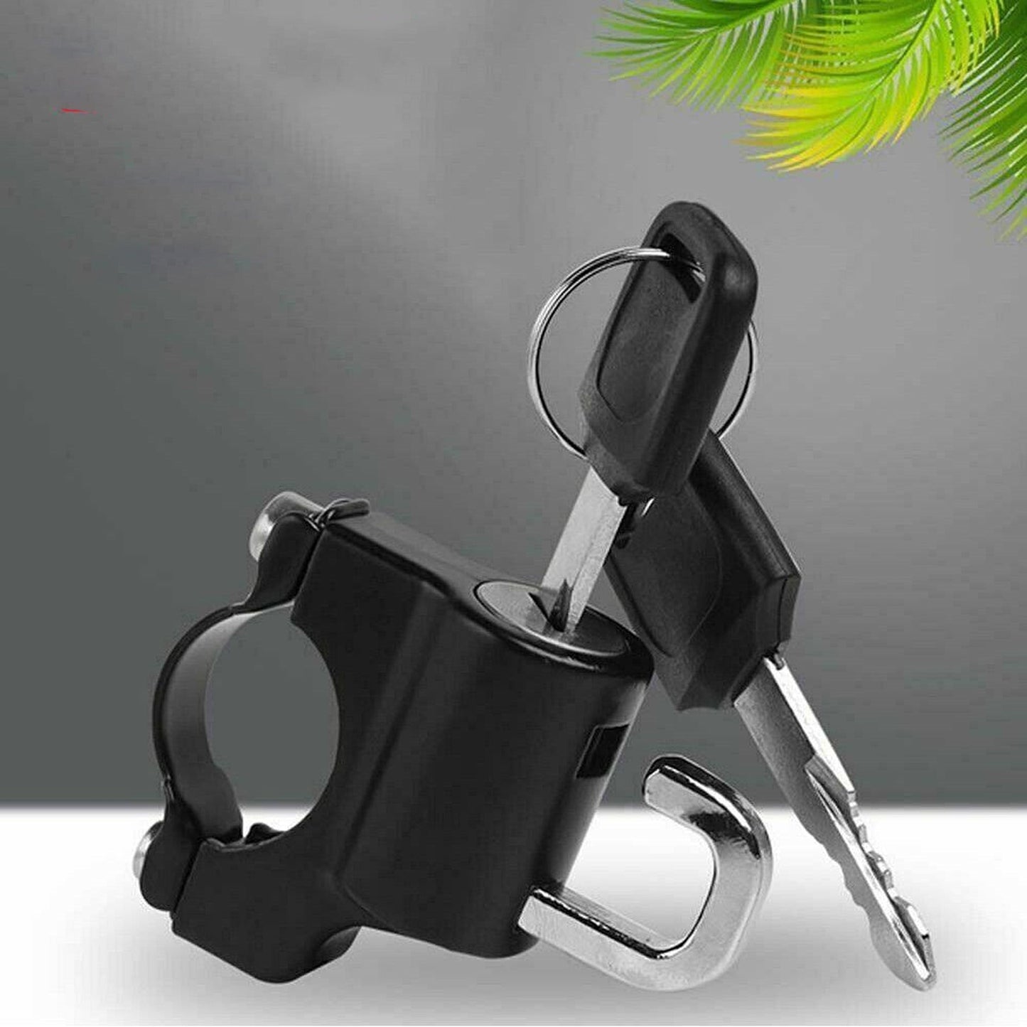 Universal Motorcycle Helmet Lock with Handlebar Hook Anti-theft