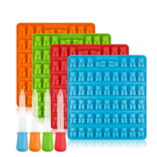 Gummy Bear Silicone Chocolate Mold Ice Cube Candy Jelly Baking Tray