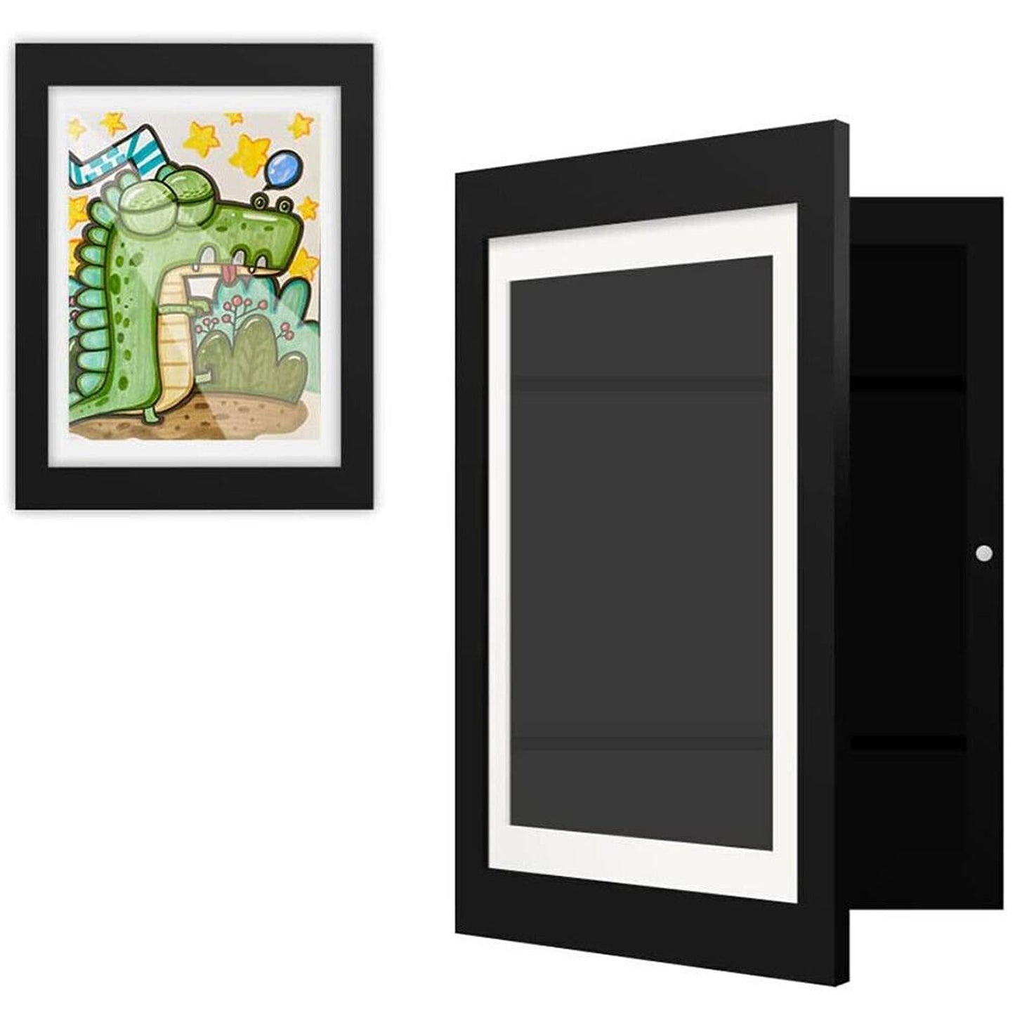 Wooden Art Display Frames Holds 150 Pictures for Art Projects