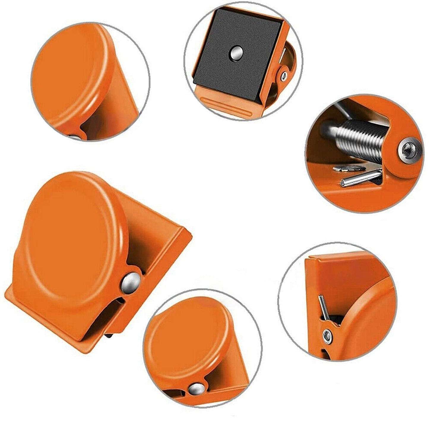 Magnetic Note Photo Hanger Hooks Strong Magnet Metal Clamp