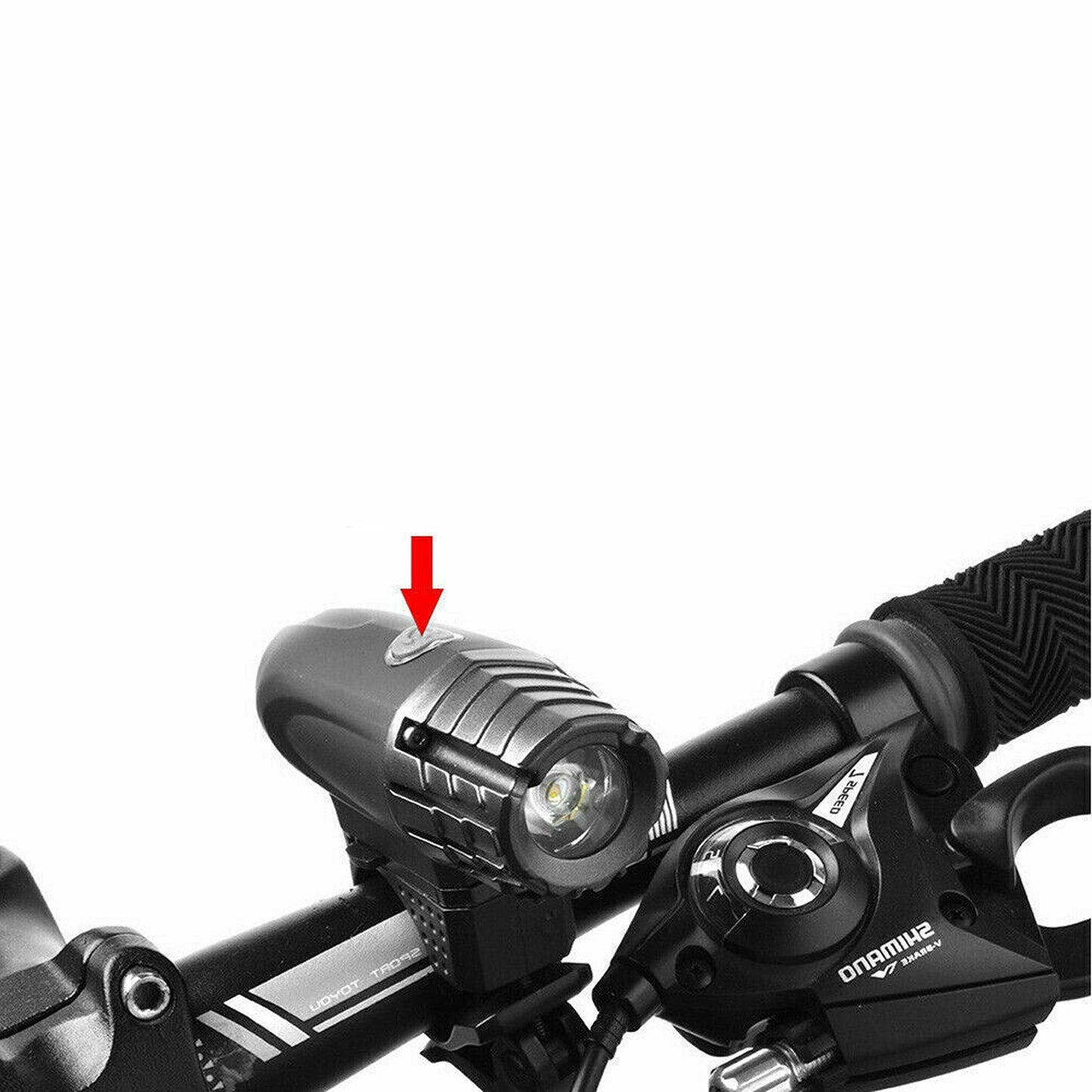 USB Rechargeable LED Bicycle Headlight Waterproof Cycle Front and Rear Light