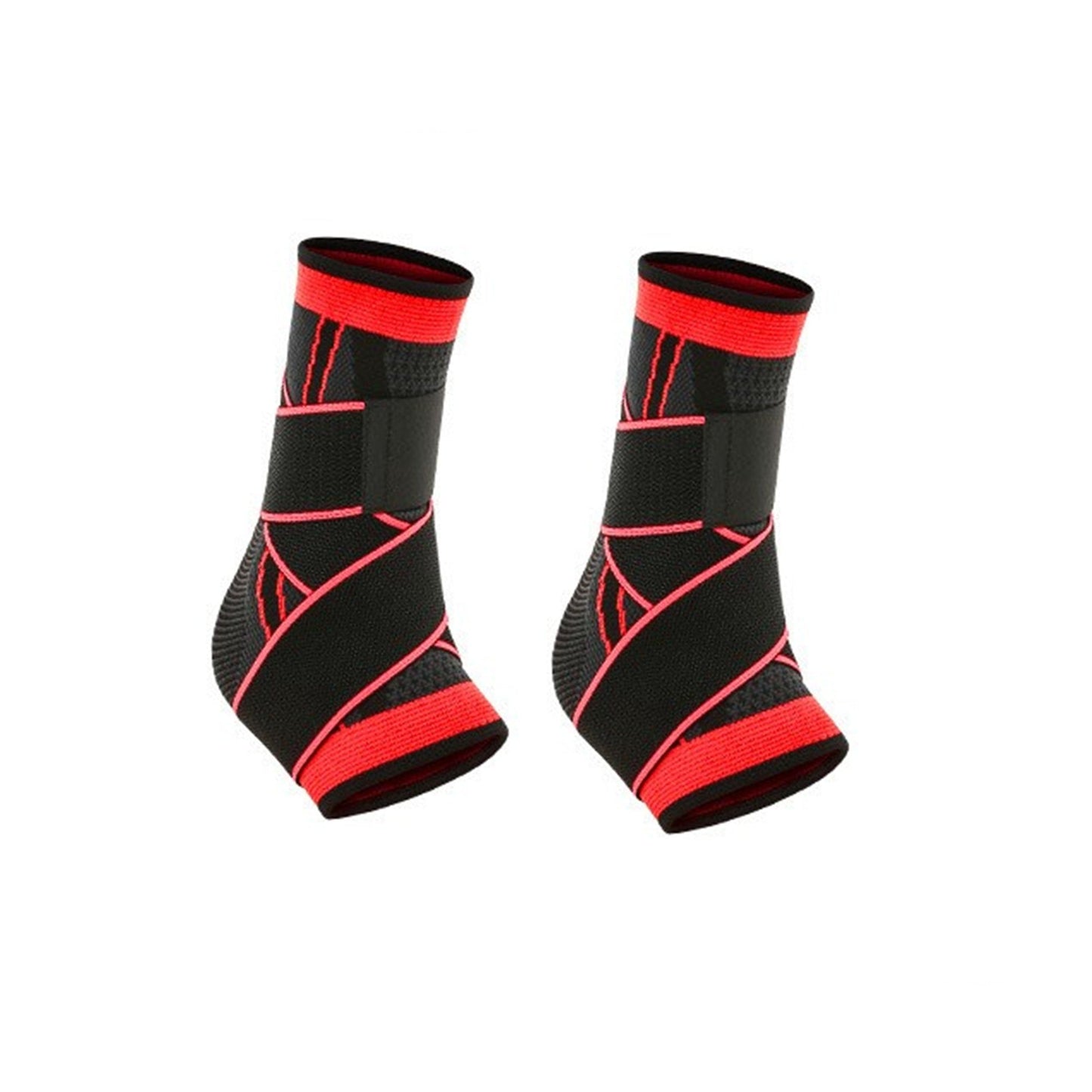 Heel Ankle Support Brace Adjustable Compression Foot Protector Strap