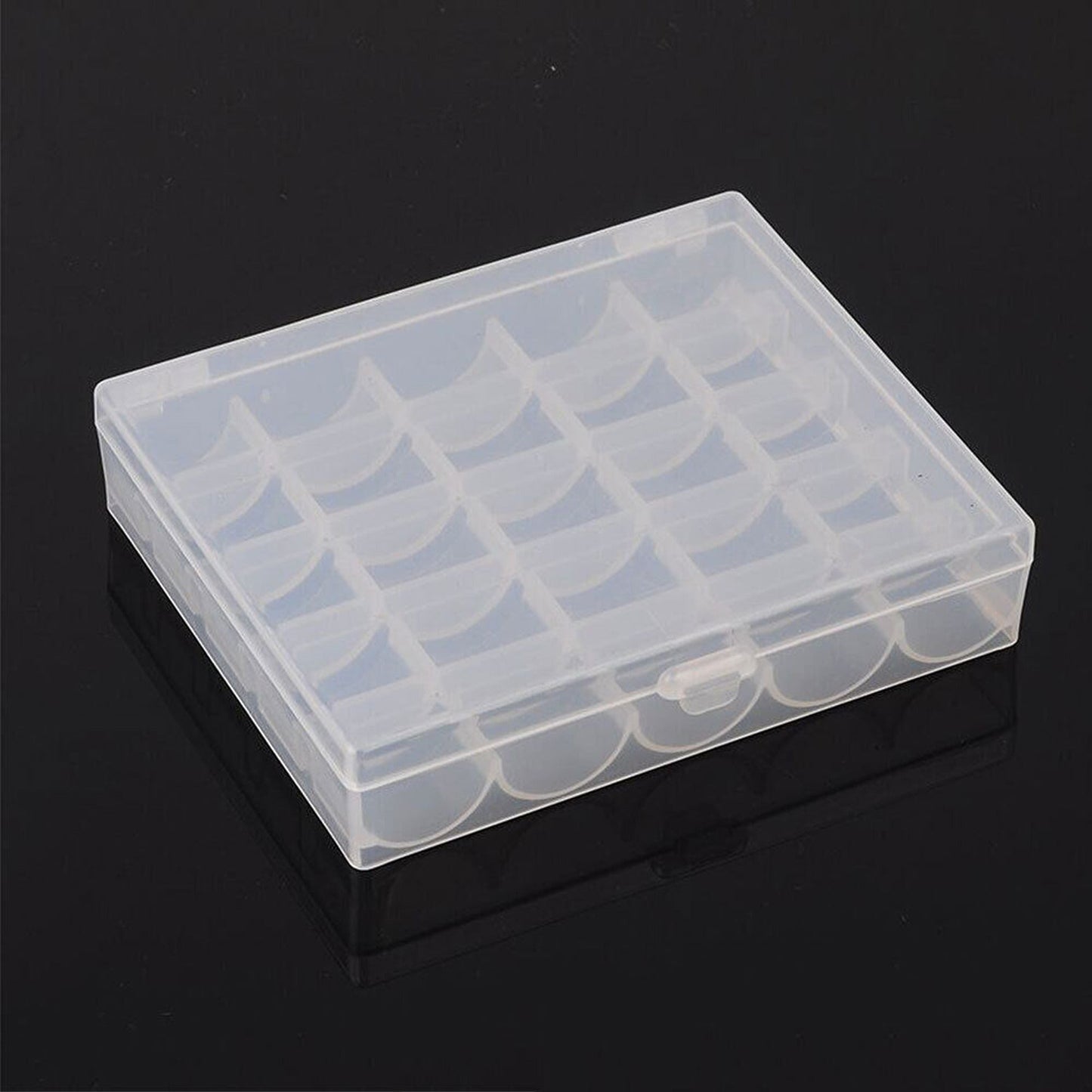 Clear Bobbin Storage Box for Sewing Machine Bobbins