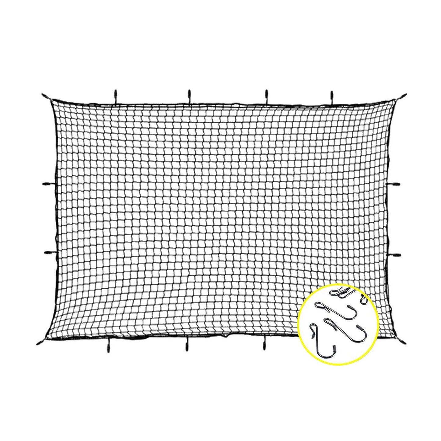 Secure Square Mesh Automotive Cargo Net for Trailers and Utes