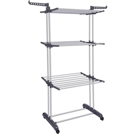 Portable Heavy-Duty Clothes Dryer Foldable Airer Laundry Drying Rack