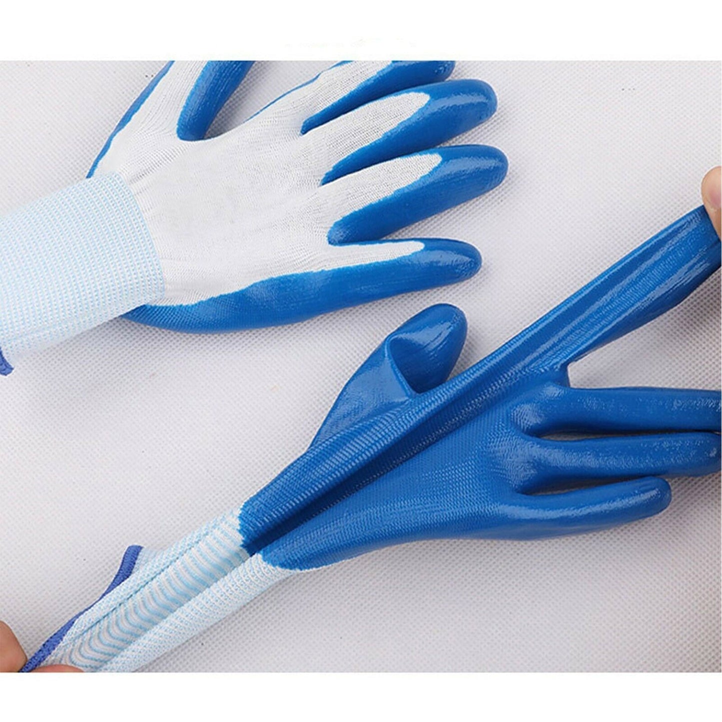 General Purpose Work Gloves Nitrile Coated Garden Hand Protection