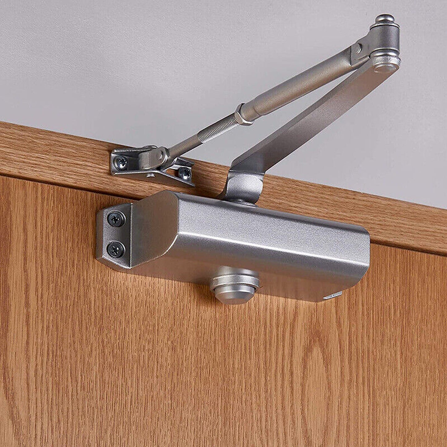 Hydraulic Light Door Automatic Closer Adjustable for 25-80KG Doors