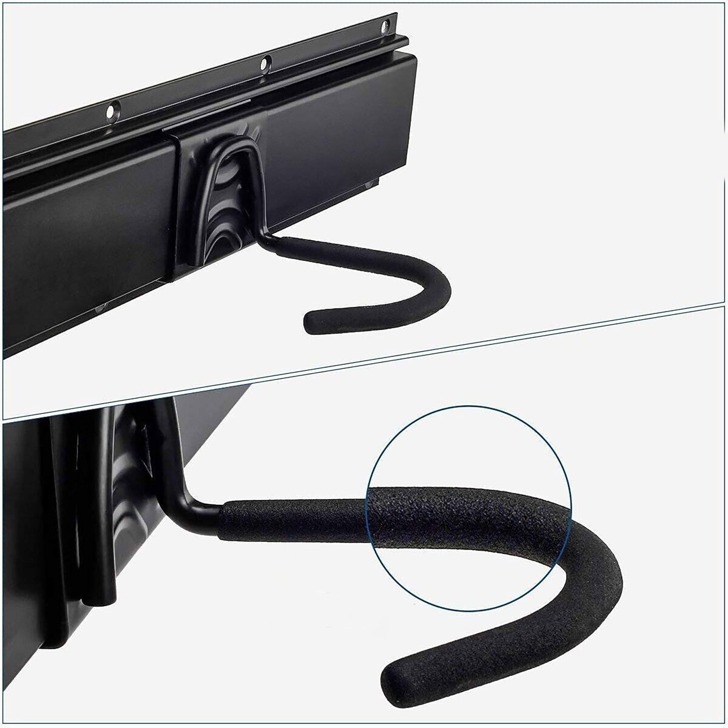 Wall Mount Bicycle Storage Rack Adjustable Garage Bike Hanger for 6 Bikes