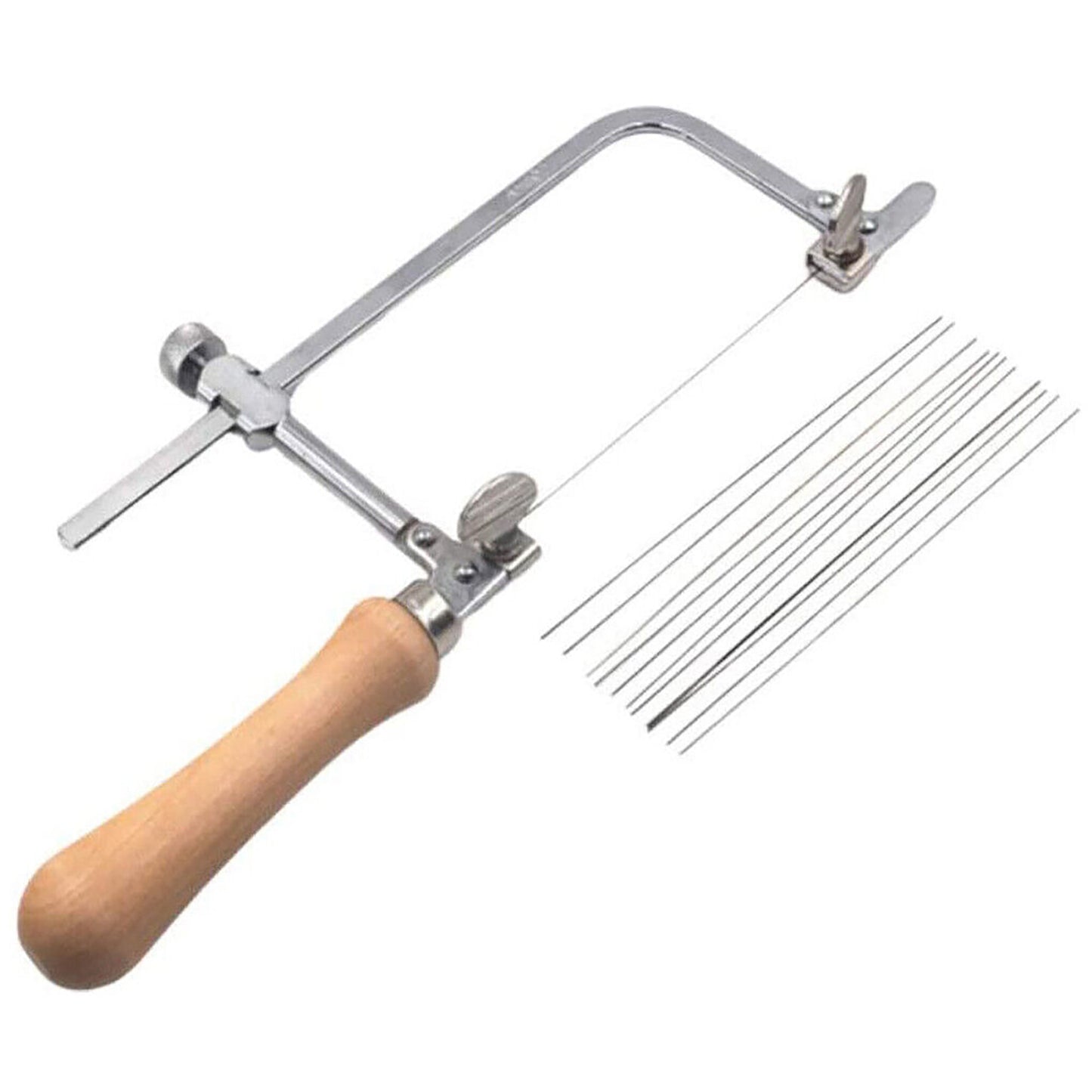 Jewelers U-shaped Saw DIY Tool with 12 Blades Kit