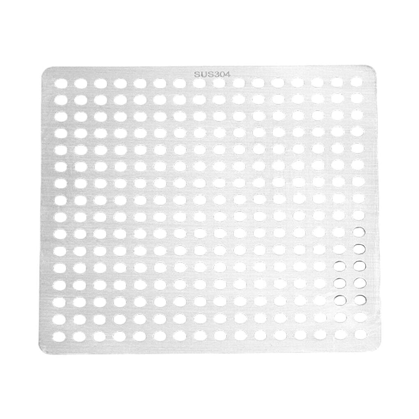 Square Shower Drain Cover Stainless Steel Hair Catcher