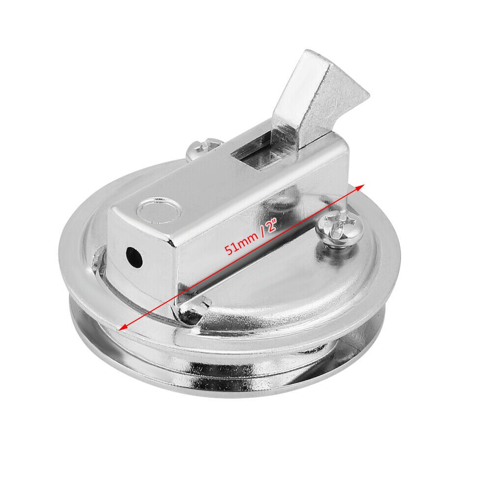 Boat Marine Flush Pull Slam Latch with Lock 316 Stainless Steel 2 Keys