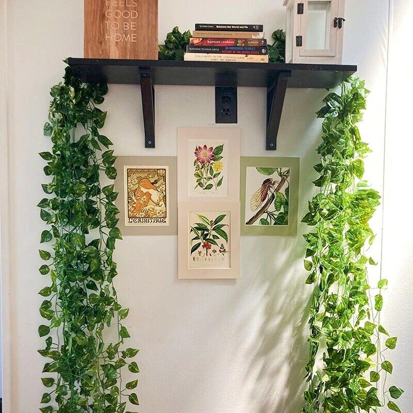 Fake Foliage Flower Ivy Vine Artificial Hanging Leaf Garland