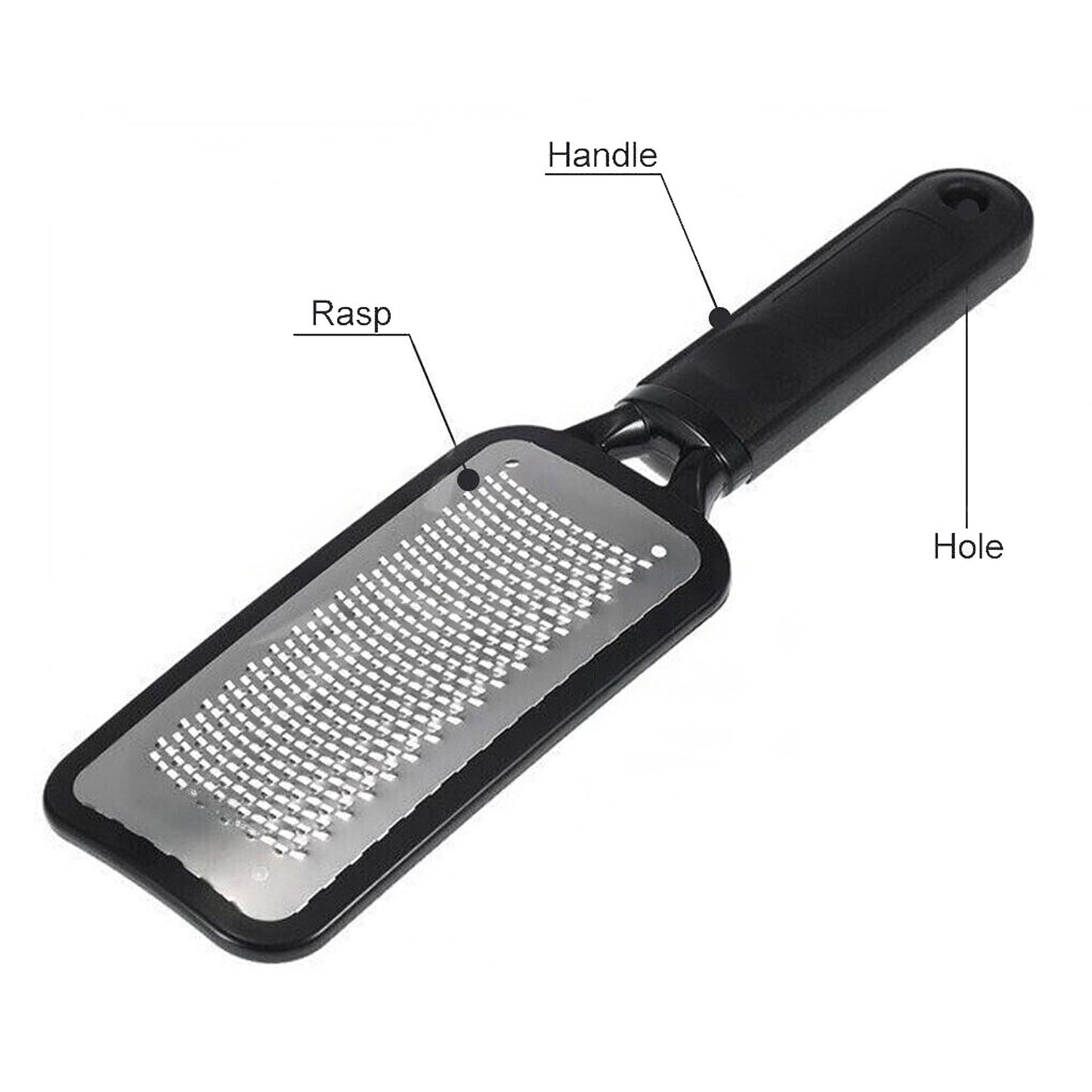 Pedicure Foot File Stainless Steel Scraper Grater Callus Remover