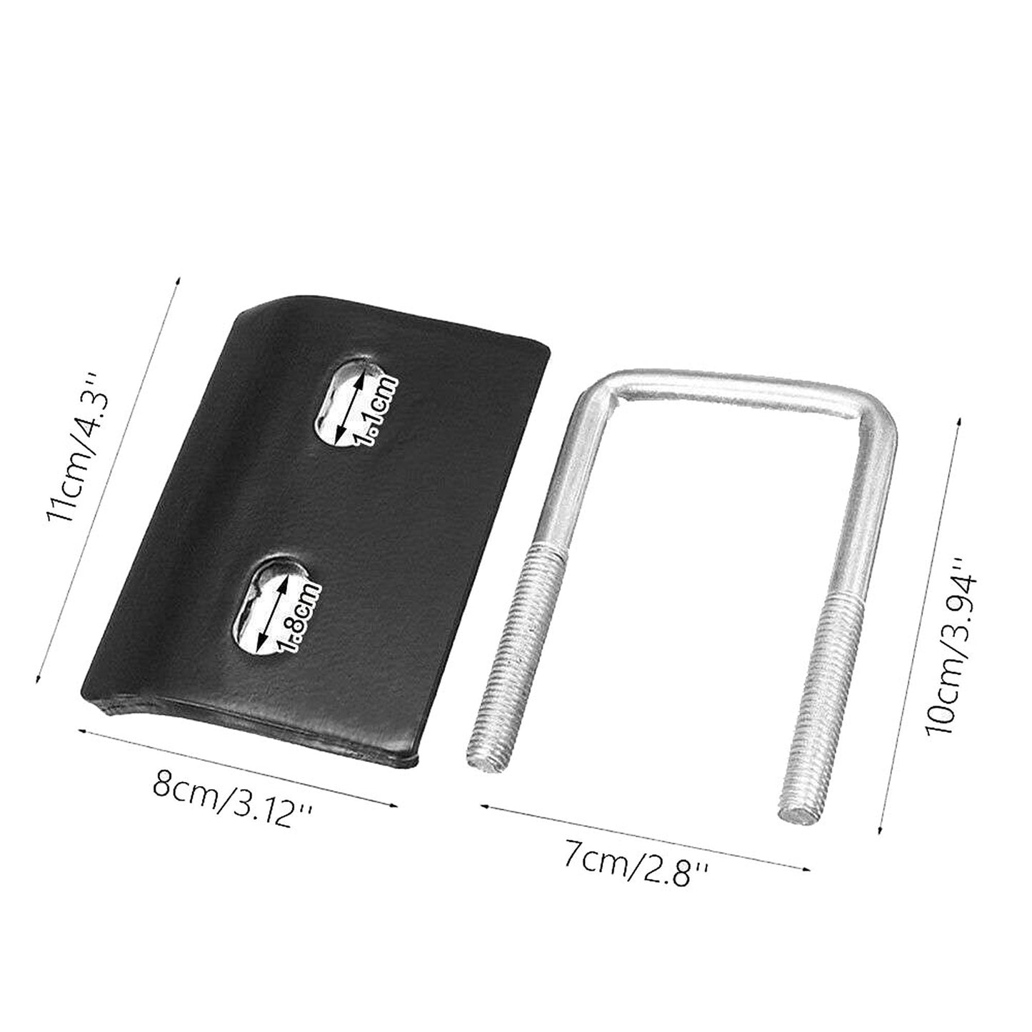 Hitch Tongue Anti-Rattle Stabilizer for Trailer Tow Bar Clamps