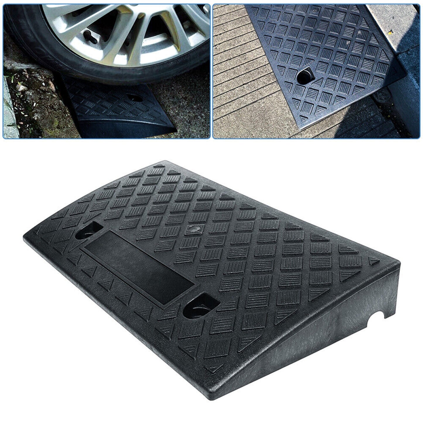 Universal Access Heavy-Duty Ramp for Mobility Kerb Curb Threshold