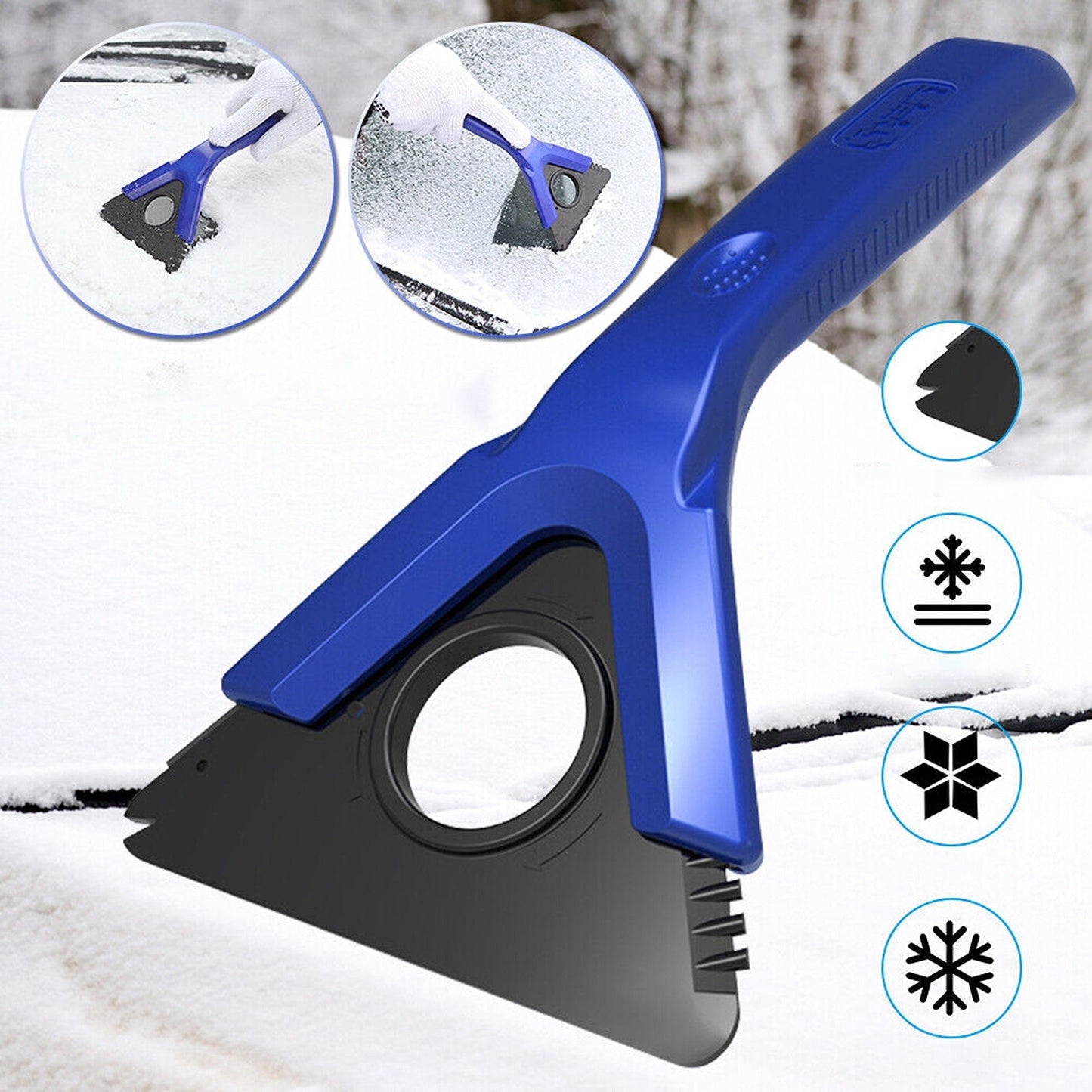Multifunctional Winter Car Ice Scraper Snow Wiper Frost Remover