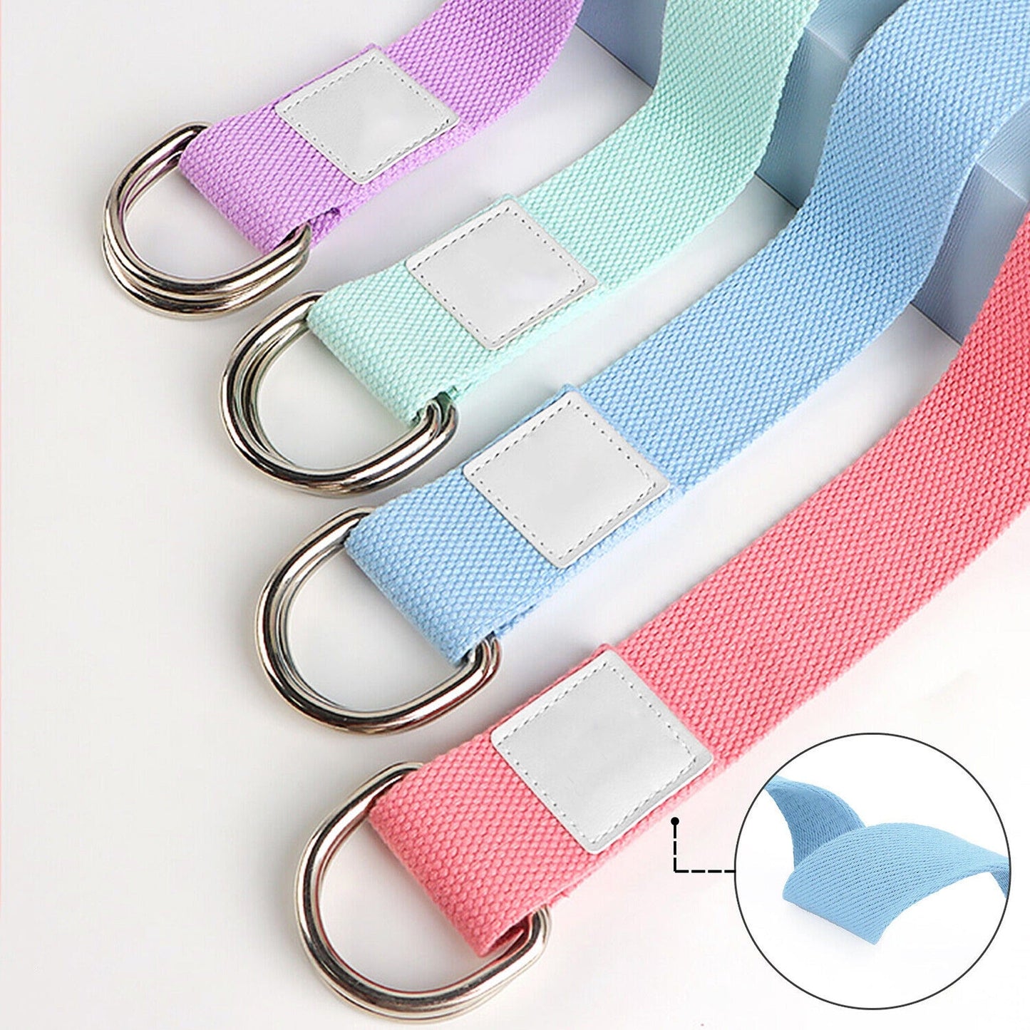 Yoga Pilates Stretching Strap Essential Exercise Band