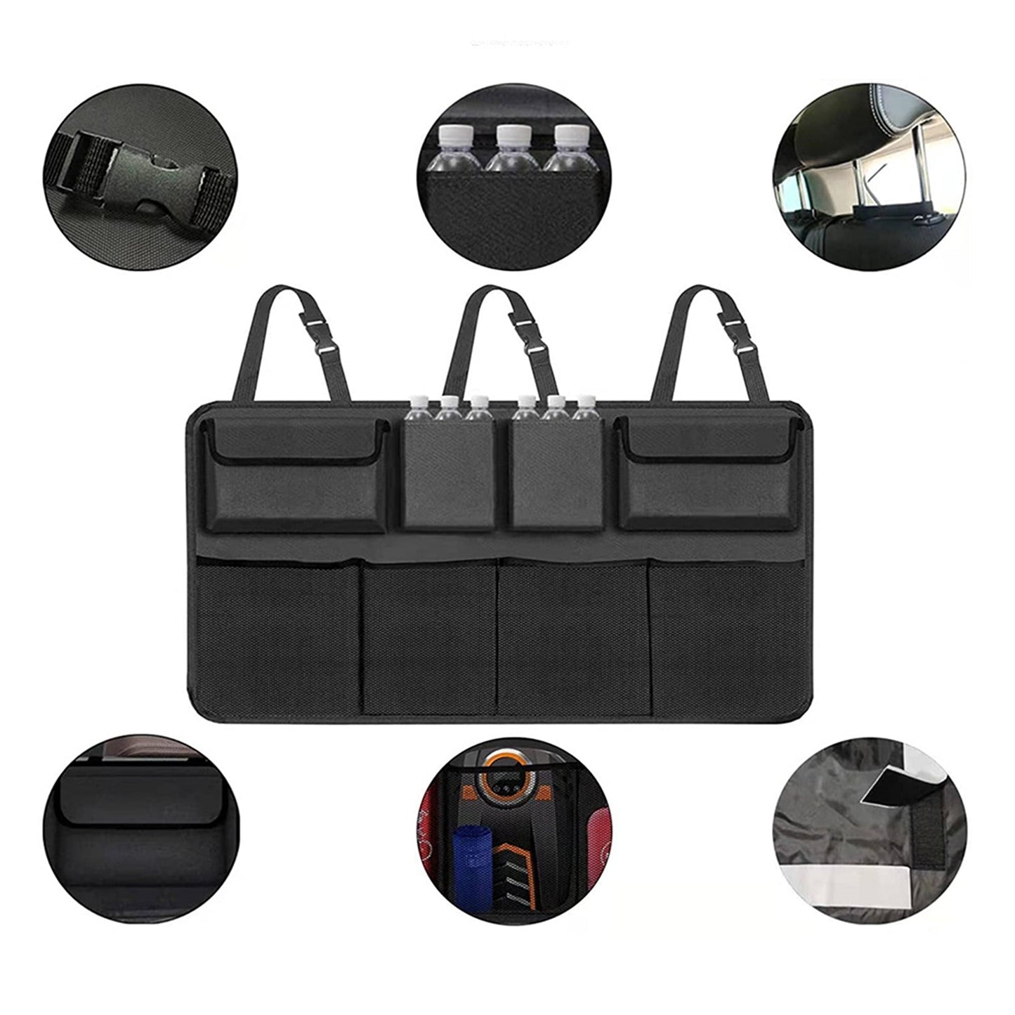 SUV Trunk Boot Organizer Hanging Storage Pocket for Car Back Seat