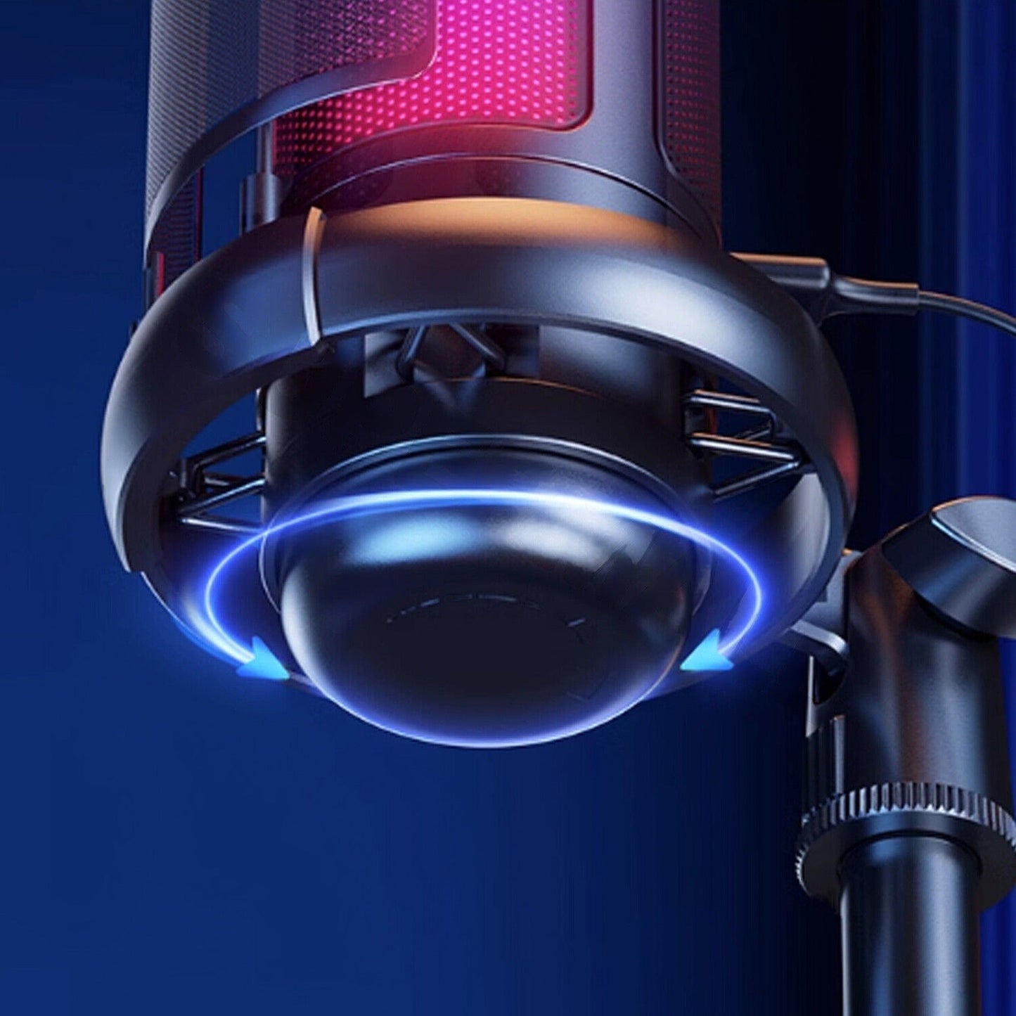 Desktop USB Microphone for Recording Gaming with Stand