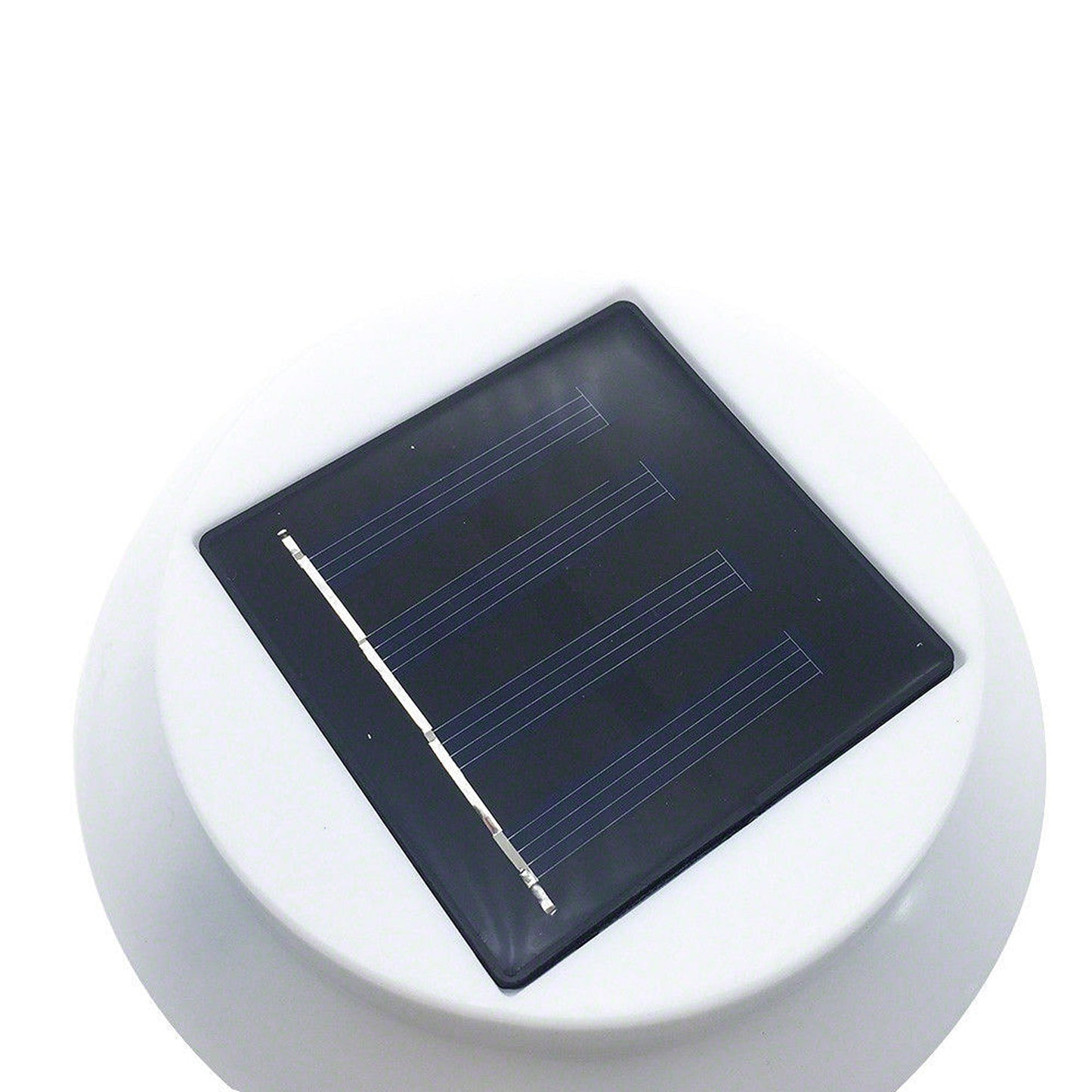 4pcs Solar Powered Black LED Gutter Fence Lights for Outdoor Garden Wall Pathway