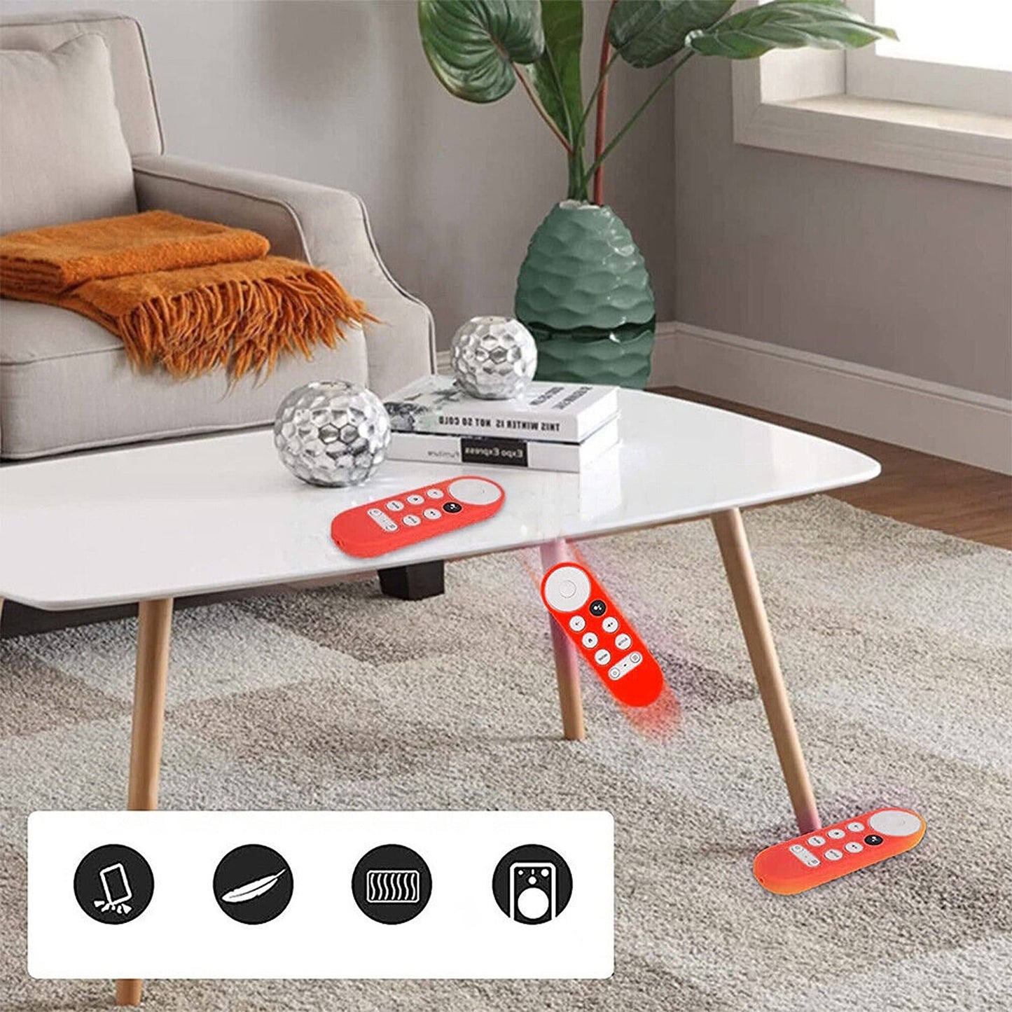 Protective Silicone Cover for Chromecast 2020 Remote Voice Control