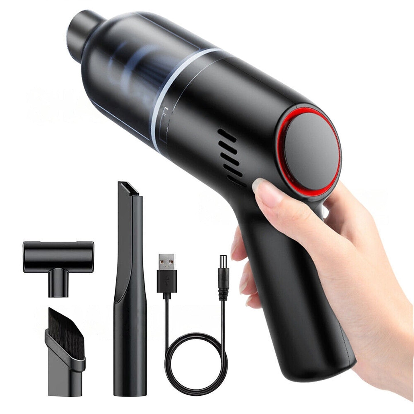 Efficient Mini Vacuum for Car and Home Powerful Handheld Cleaner