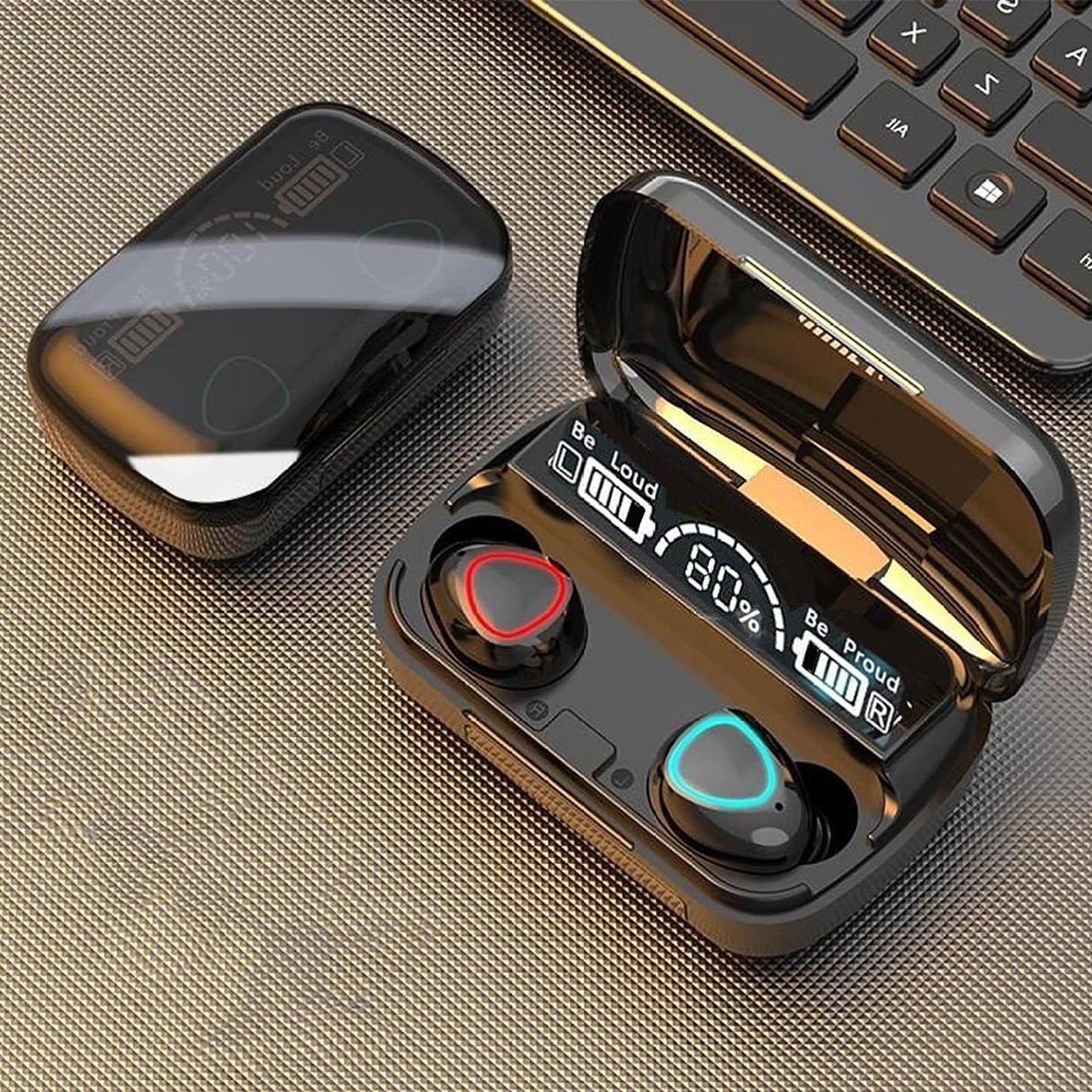 Wireless Earbuds Bluetooth 5.3 Waterproof LED Display TWS